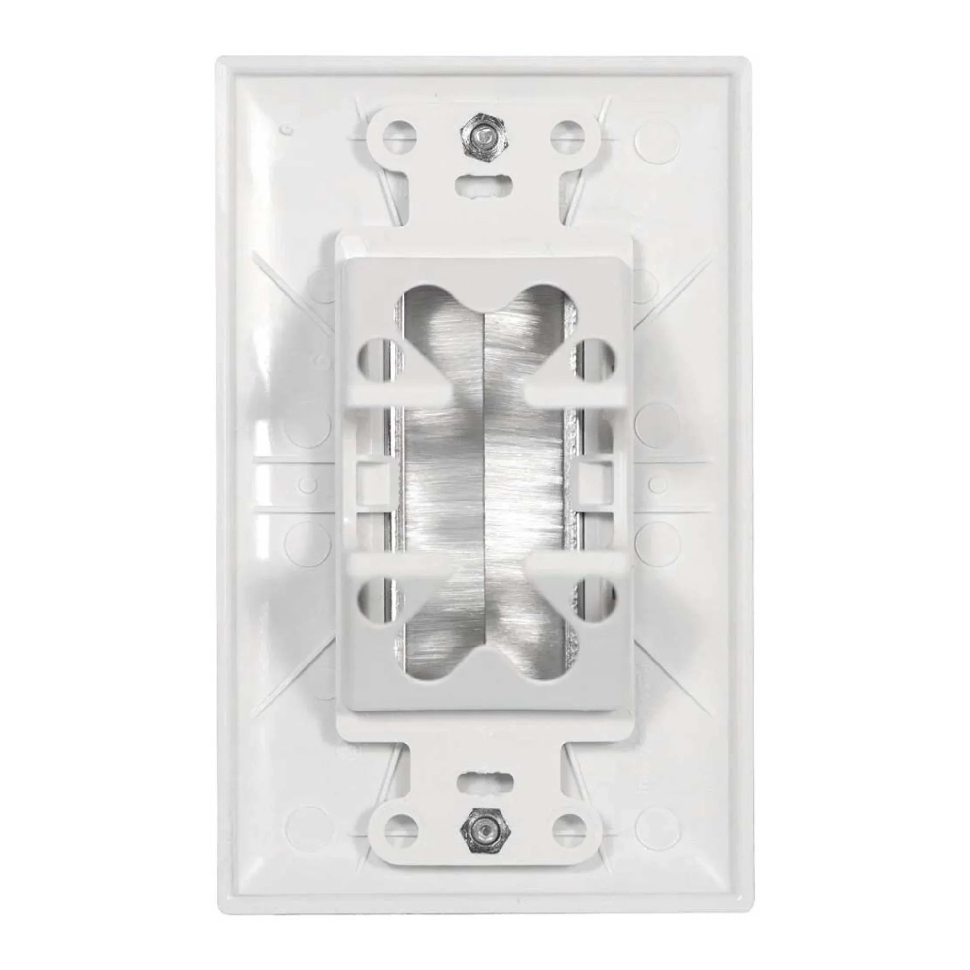 Legrand - On-Q 1-Gang Cable Access Wall plate, White | Bees Lighting