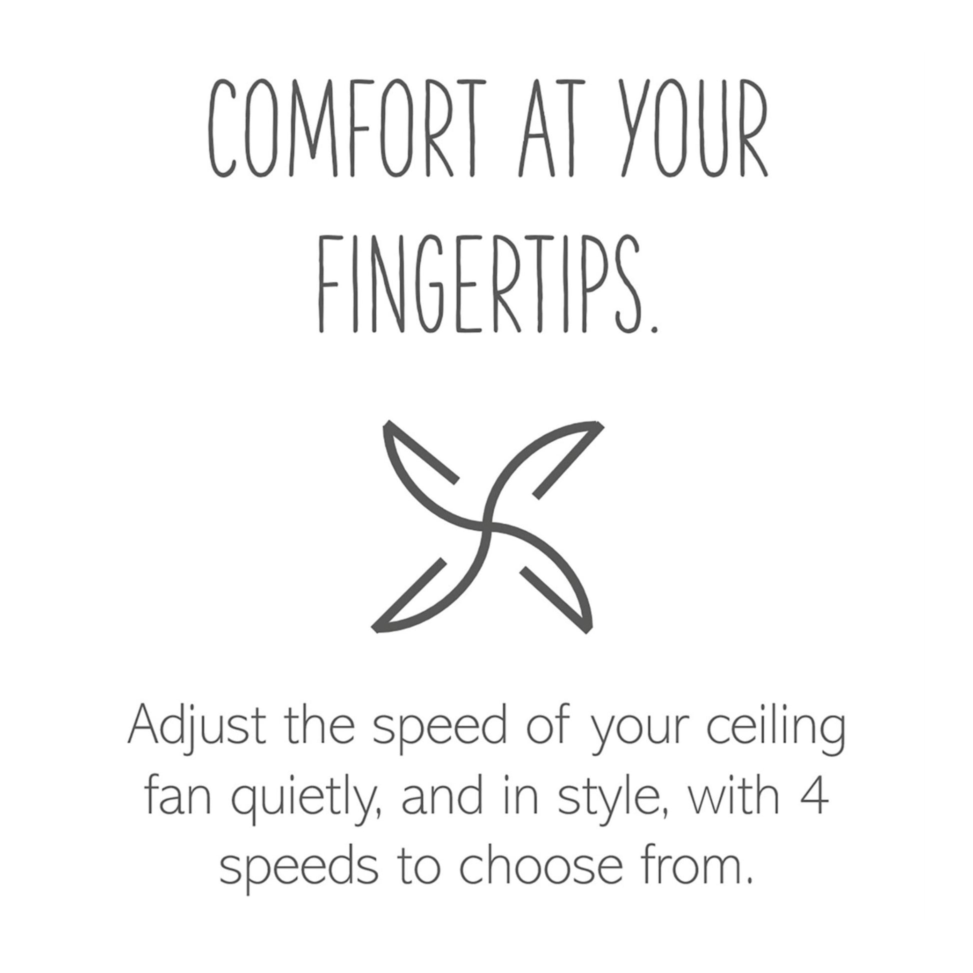 adorne 1.6-Amp Paddle Fan Speed Control Switch, Single Pole/3-Way, Graphite - Bees Lighting