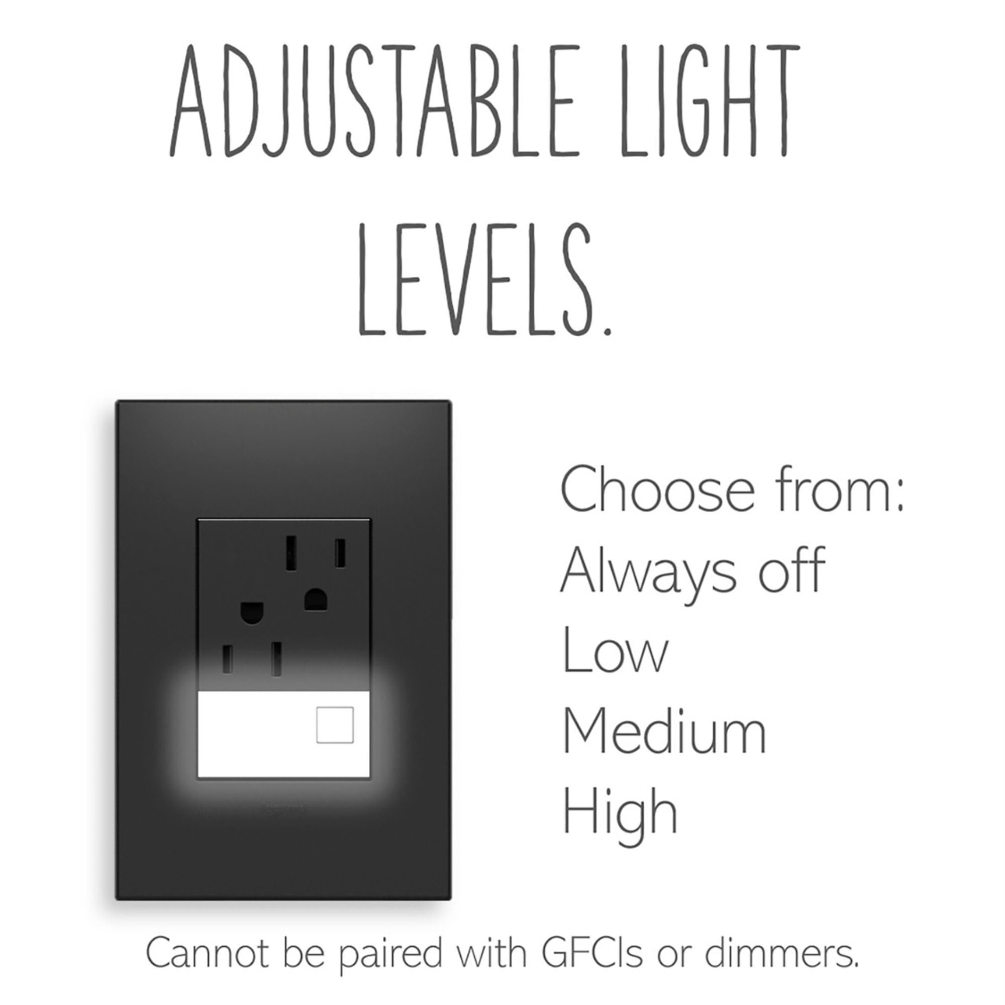 Adorne Half-Size Night Light, White - Bees Lighting