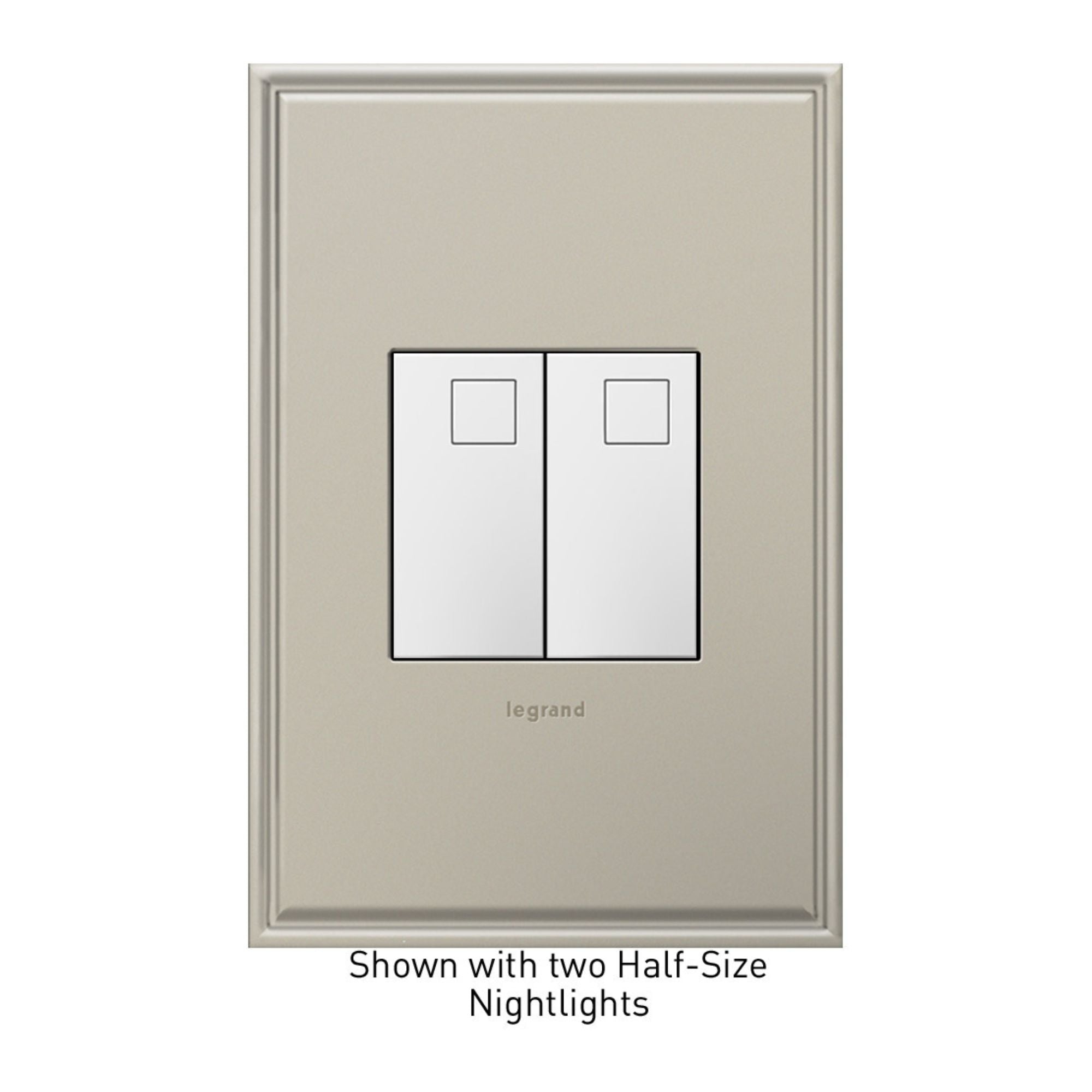 Adorne Half-Size Night Light, White - Bees Lighting
