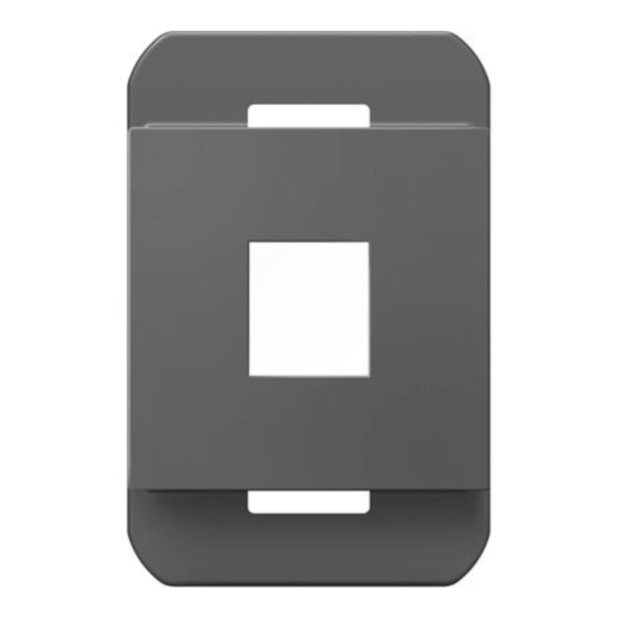 adorne 1-Port Keystone Wall Frame, Magnesium - Bees Lighting