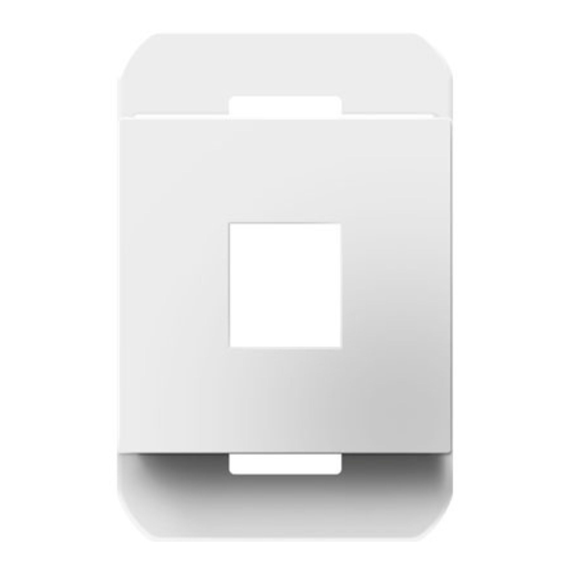 adorne 1-Port Keystone Wall Frame, White - Bees Lighting
