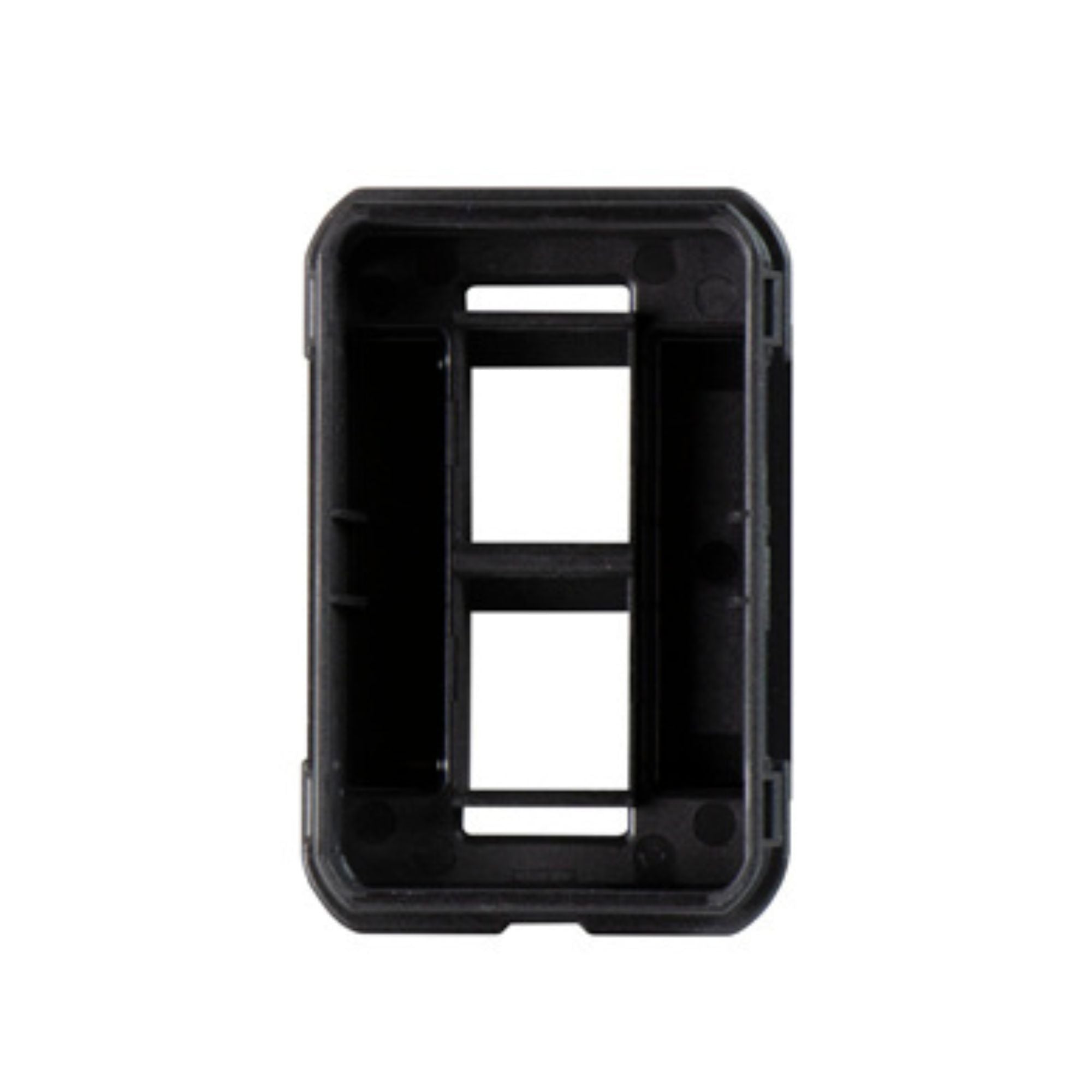adorne 2-Port Keystone Wall Frame, Graphite - Bees Lighting
