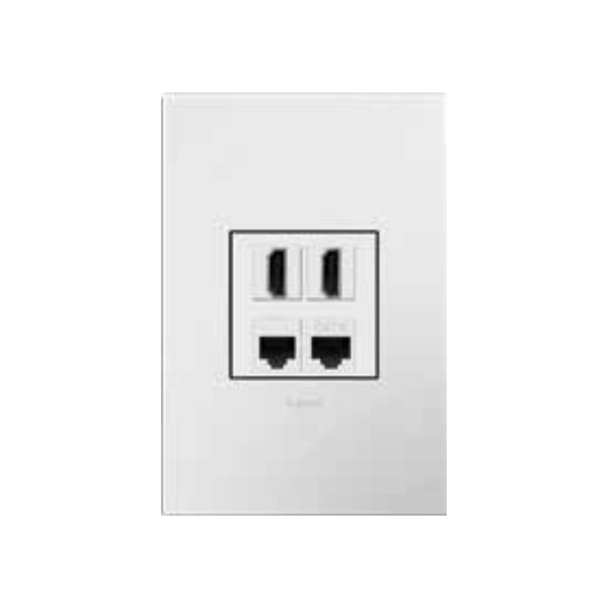 adorne HDMI Keystone Coupler, Magnesium - Bees Lighting