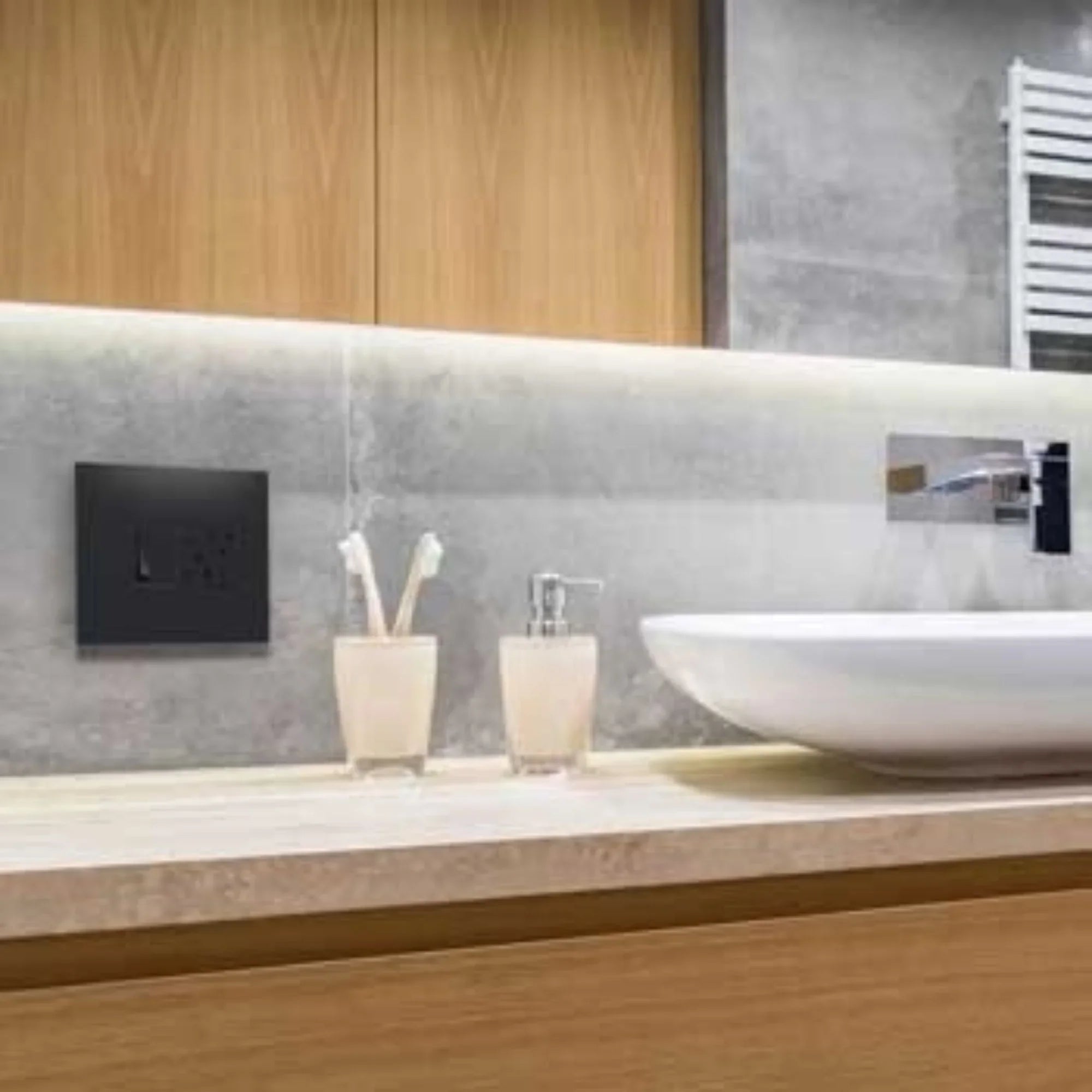 adorne SofTap Tru-Universal Dimmer Switch, 450-Watt LED, Single Pole/3-Way, Graphite - Bees Lighting