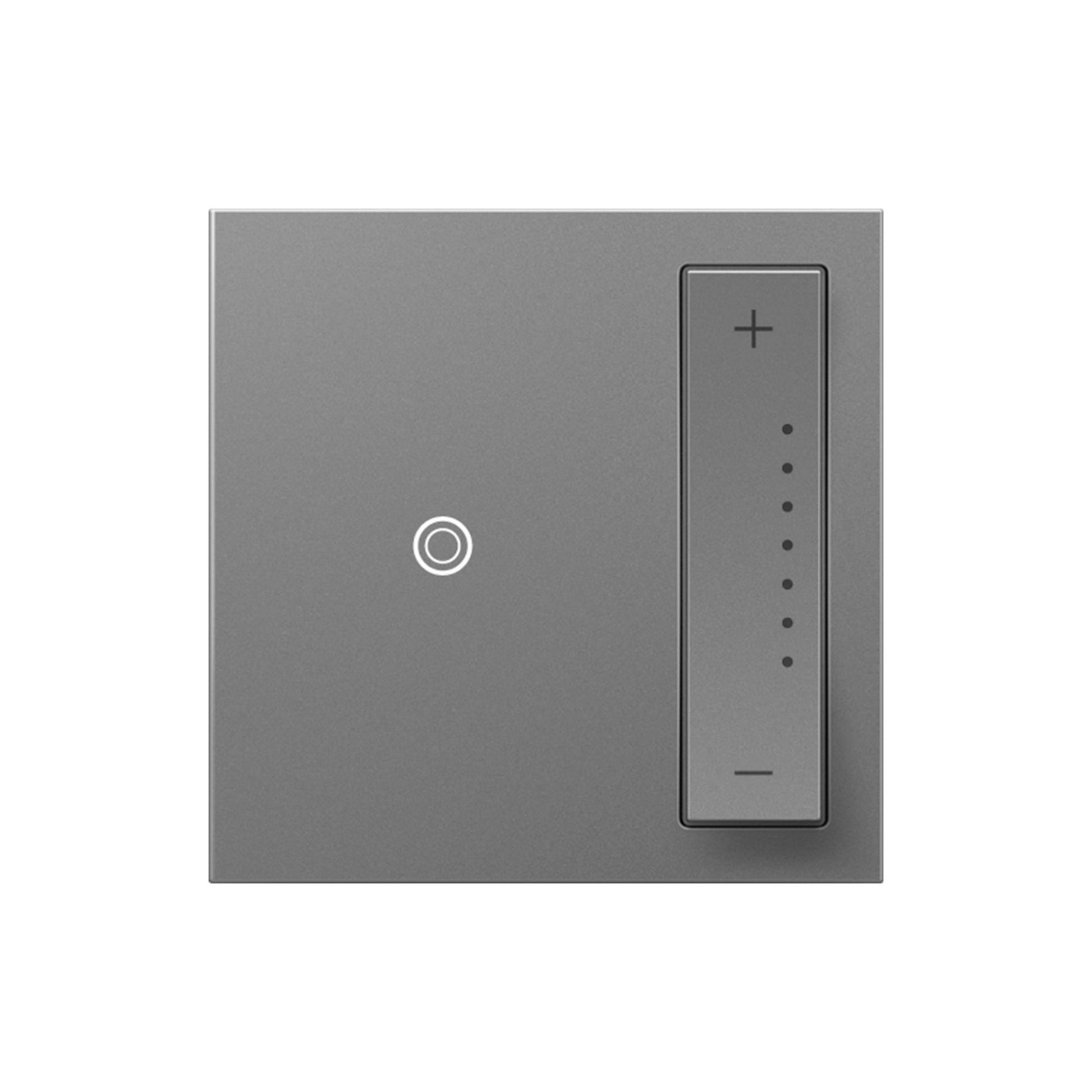 adorne SofTap Tru-Universal Dimmer Switch, 450-Watt LED, Single Pole/3-Way, Magnesium - Bees Lighting