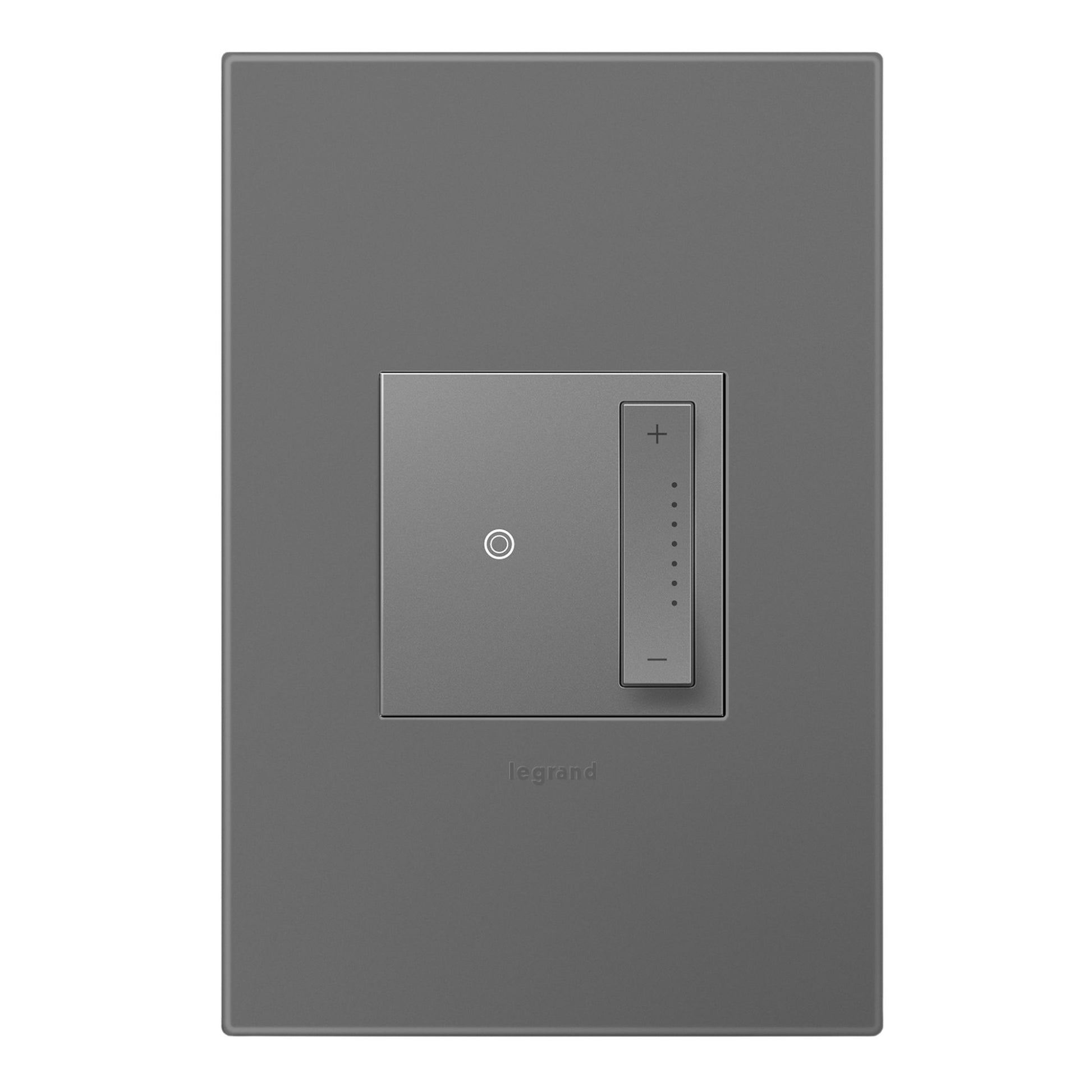 adorne SofTap Tru-Universal Dimmer Switch, 450-Watt LED, Single Pole/3-Way, Magnesium - Bees Lighting