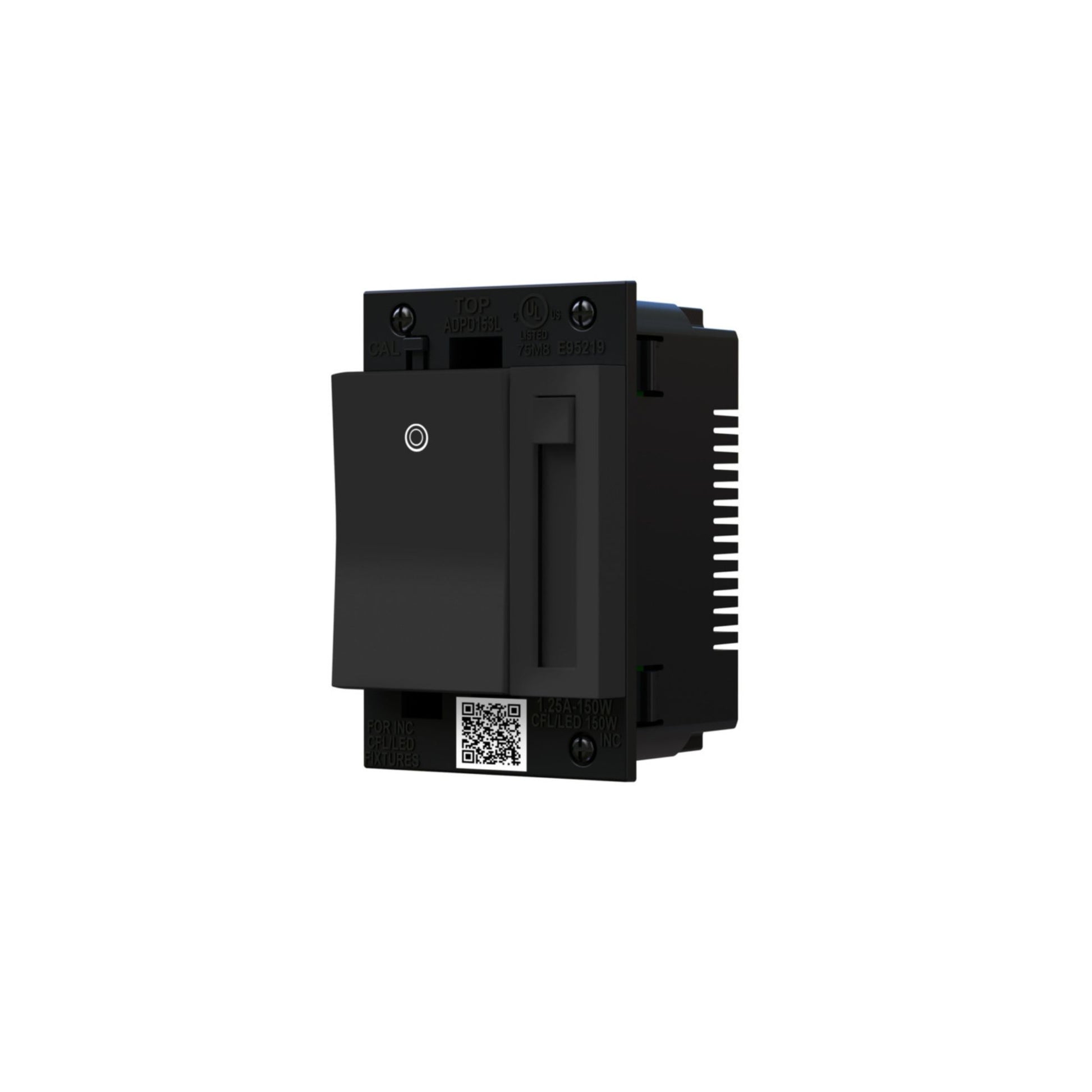 adorne Paddle LED Advanced Dimmer, 150-Watt LED, Single Pole/3-Way, Graphite - Bees Lighting