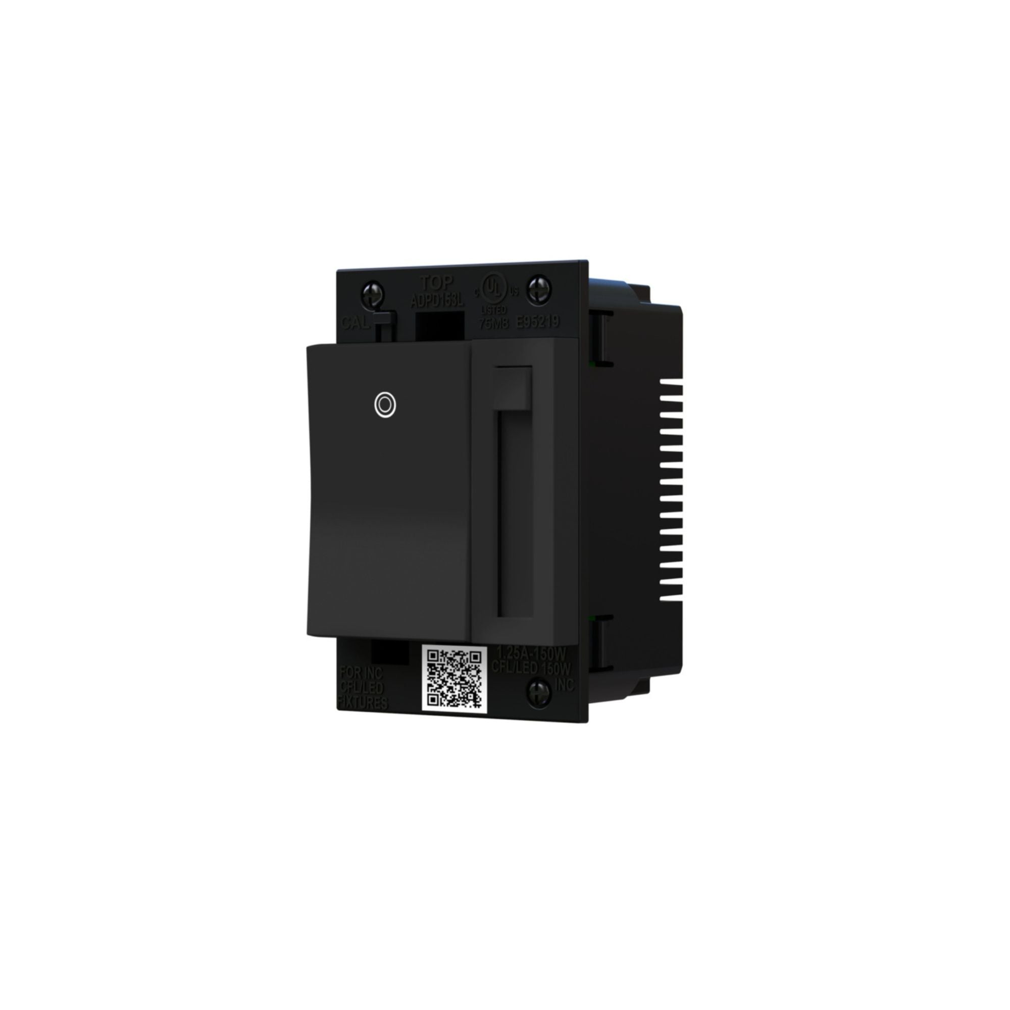 adorne Paddle LED Advanced Dimmer, 150-Watt LED, Single Pole/3-Way, Graphite - Bees Lighting