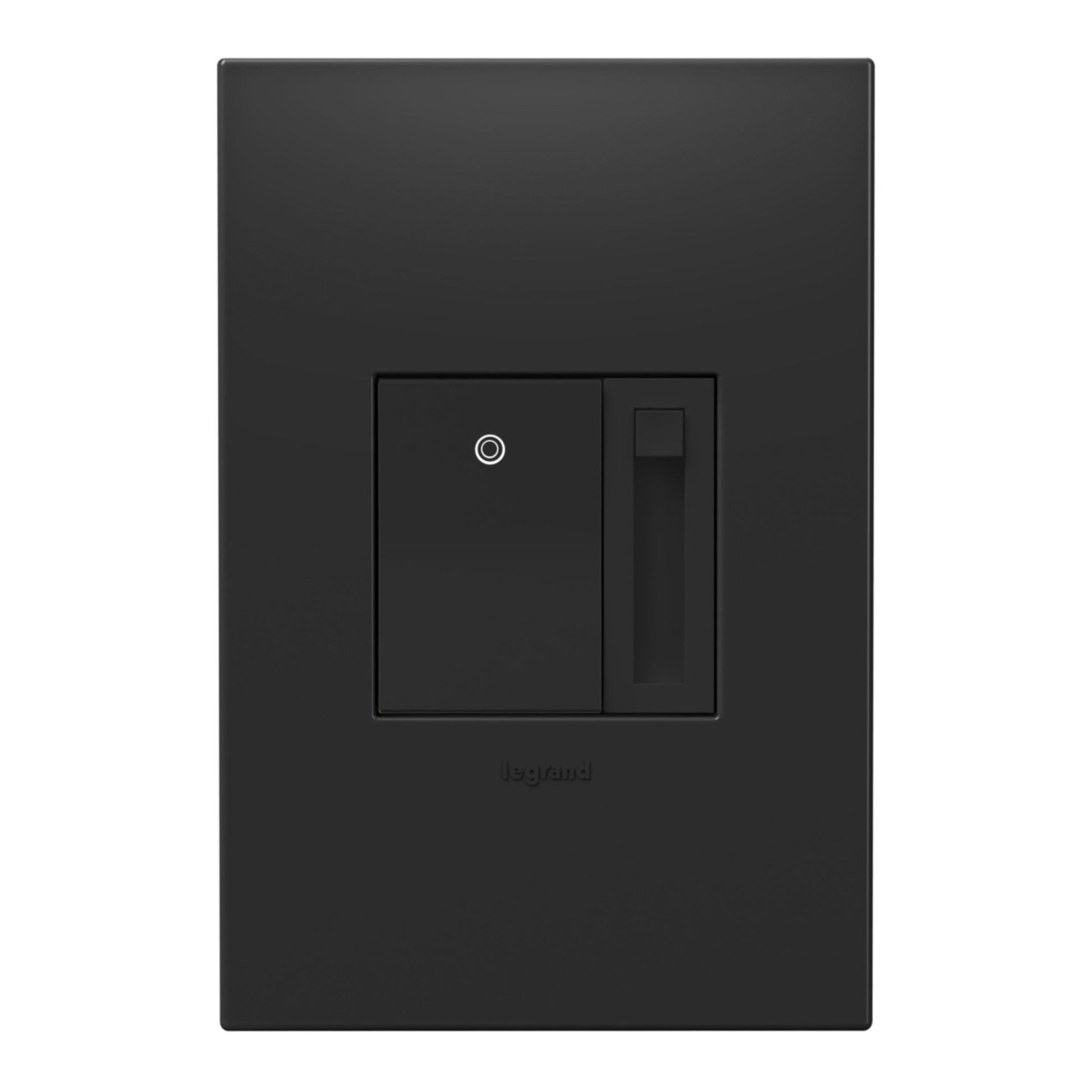 adorne Paddle LED Advanced Dimmer, 150-Watt LED, Single Pole/3-Way, Graphite - Bees Lighting