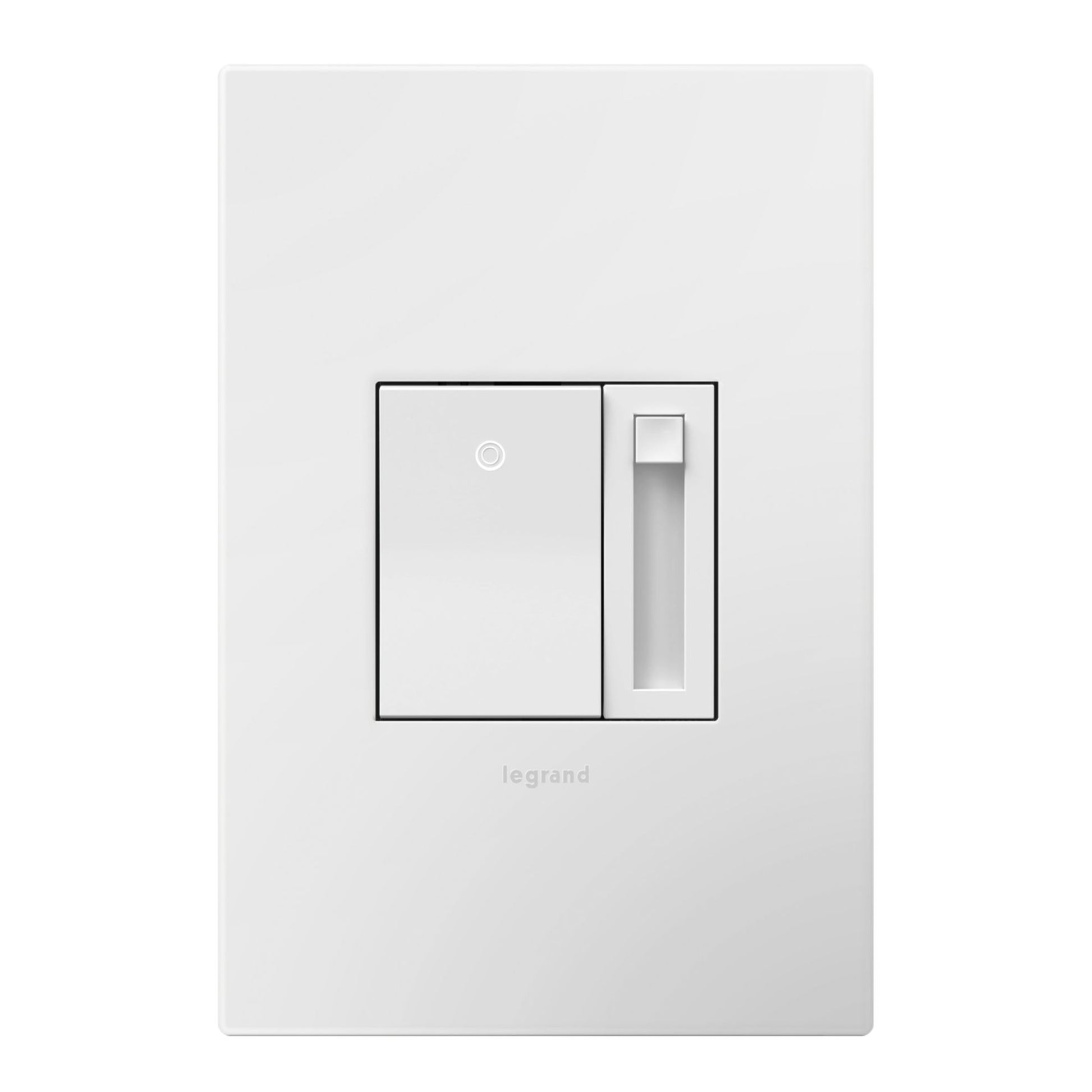adorne Paddle LED Advanced Dimmer, 150-Watt LED, Single Pole/3-Way, White - Bees Lighting