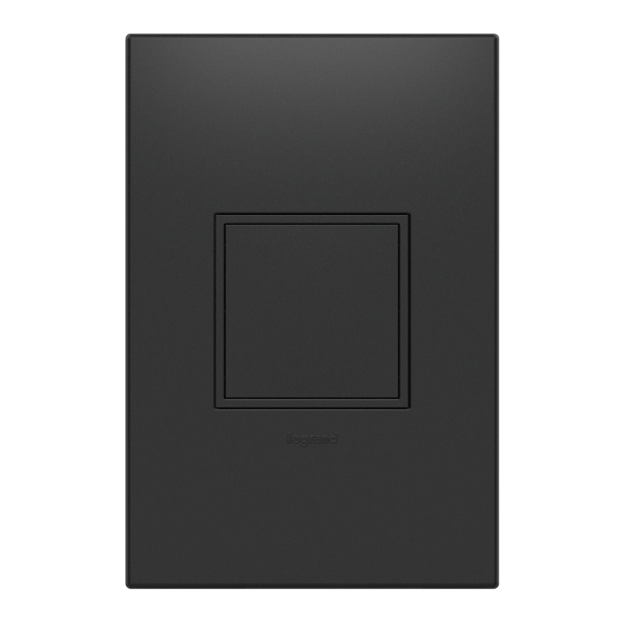 adorne 20A 1-Gang Pop-Out Duplex Outlet, Graphite - Bees Lighting