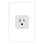 adorne 15A Single Tamper-Resistant Outlet, White - Bees Lighting