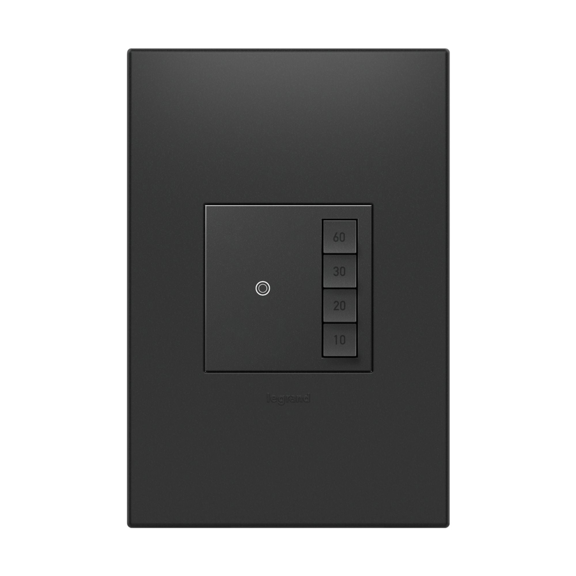 adorne 4-Button Countdown Digital Timer, 10-60 minutes, 600W, Graphite - Bees Lighting