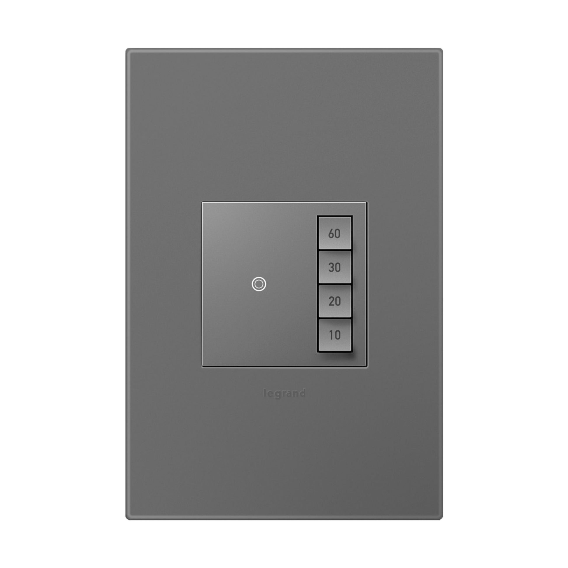 adorne 4-Button Countdown Digital Timer, 10-60 minutes, 600W, Magnesium - Bees Lighting