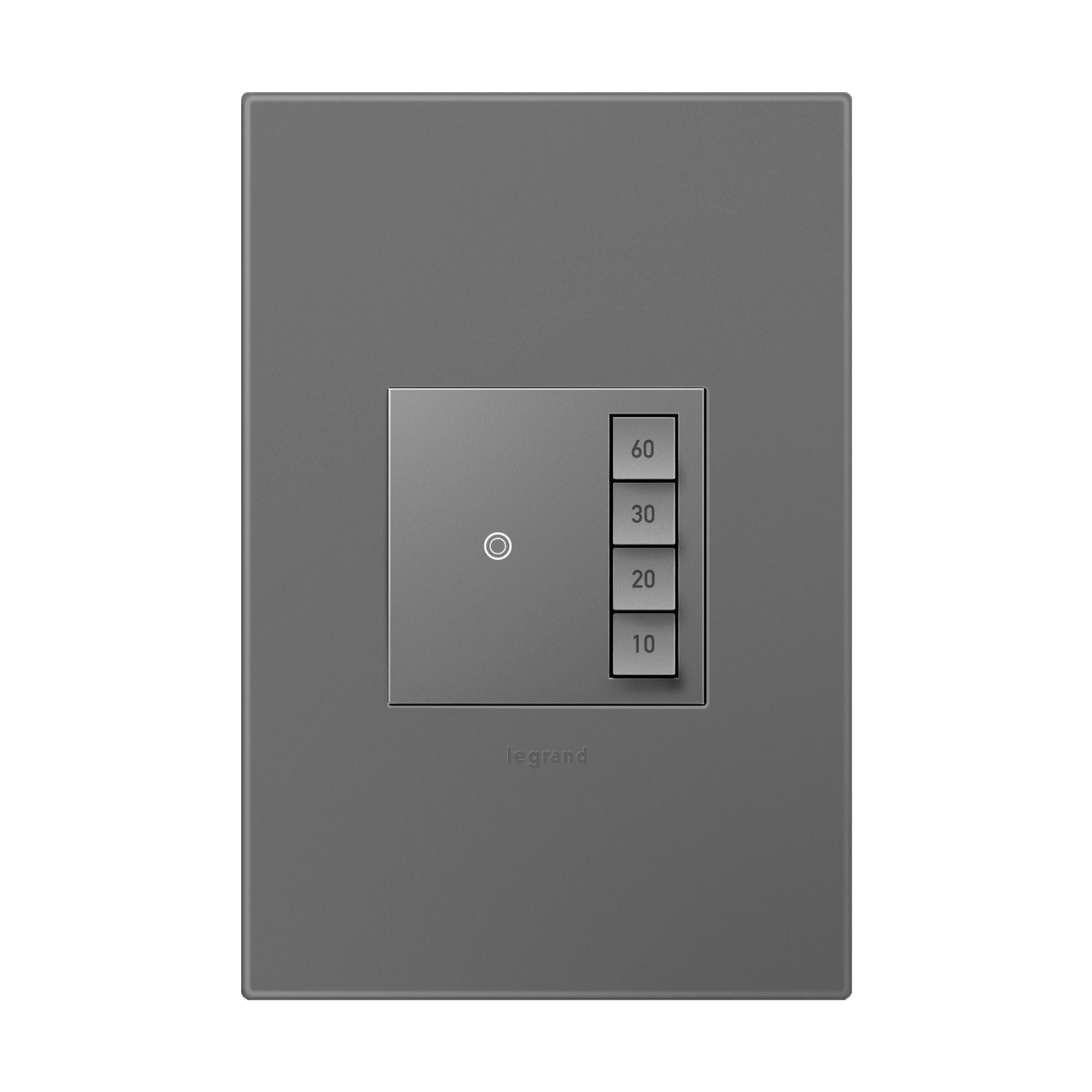 adorne 4-Button Countdown Digital Timer, 10-60 minutes, 600W, Magnesium - Bees Lighting