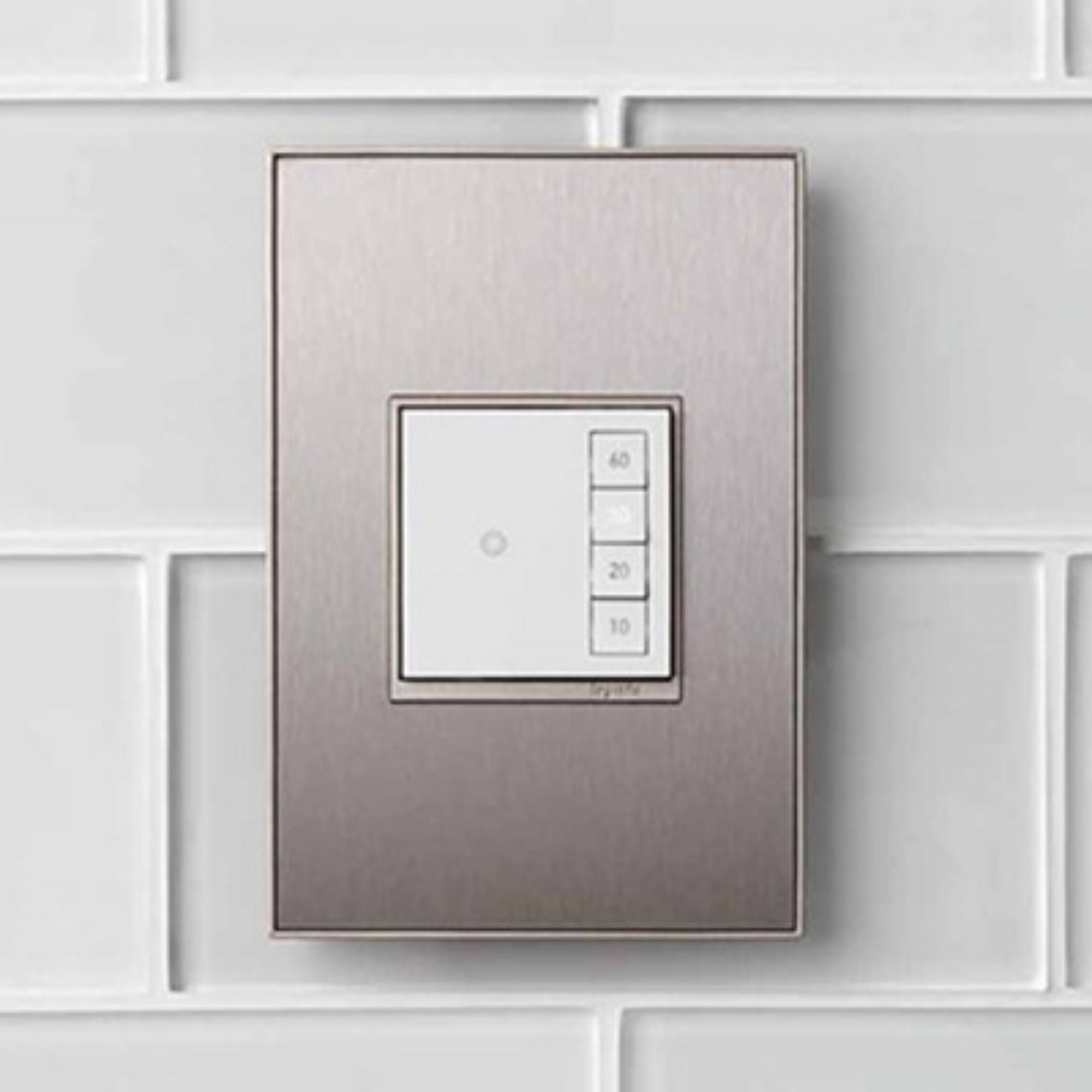 adorne 4-Button Countdown Digital Timer, 10-60 minutes, 600W, White - Bees Lighting