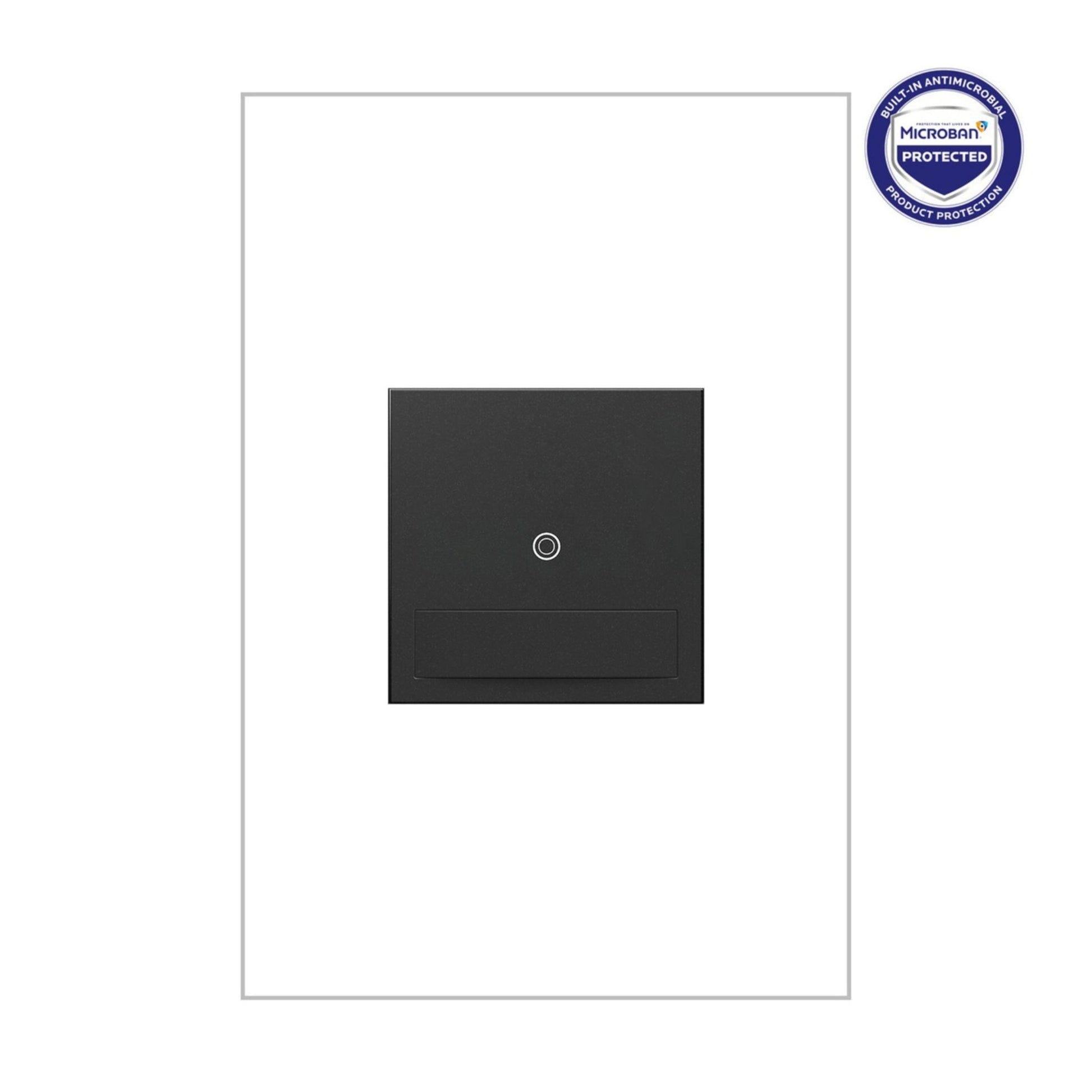 adorne Manual On/Auto Off Vacancy Motion Sensor Switch, 600W, 120V, Graphite - Bees Lighting