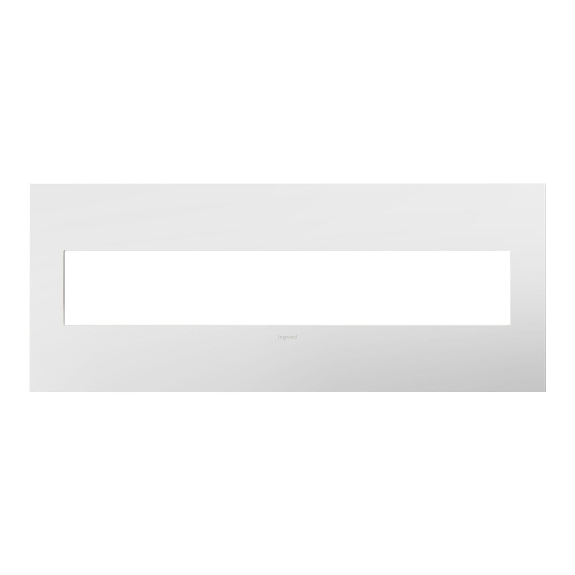 Legrand adorne Gloss White-on-White Screwless Wall Plate with Microban - Bees Lighting