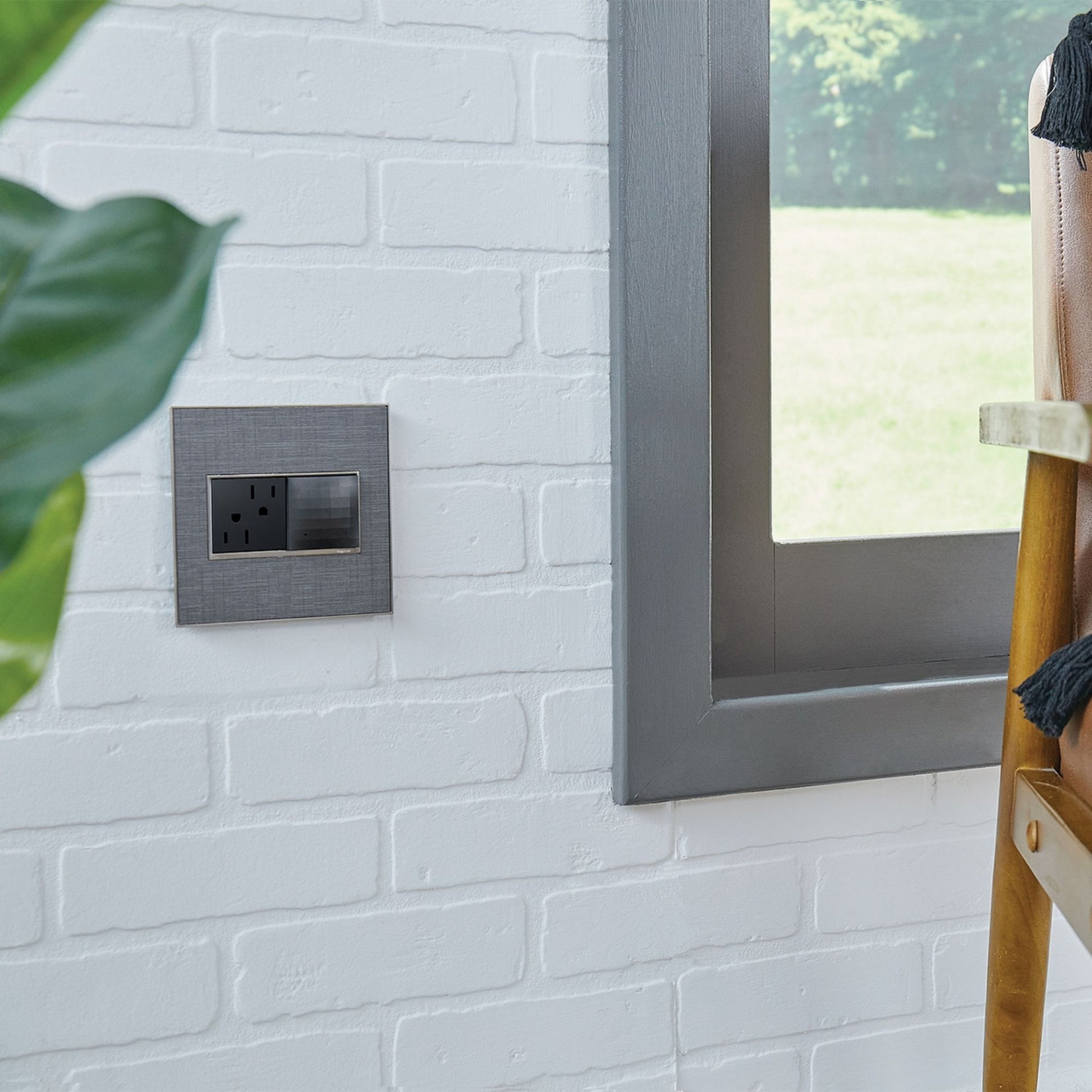 adorne Smart Surface Mount Gateway With Netatmo, Graphite - Bees Lighting