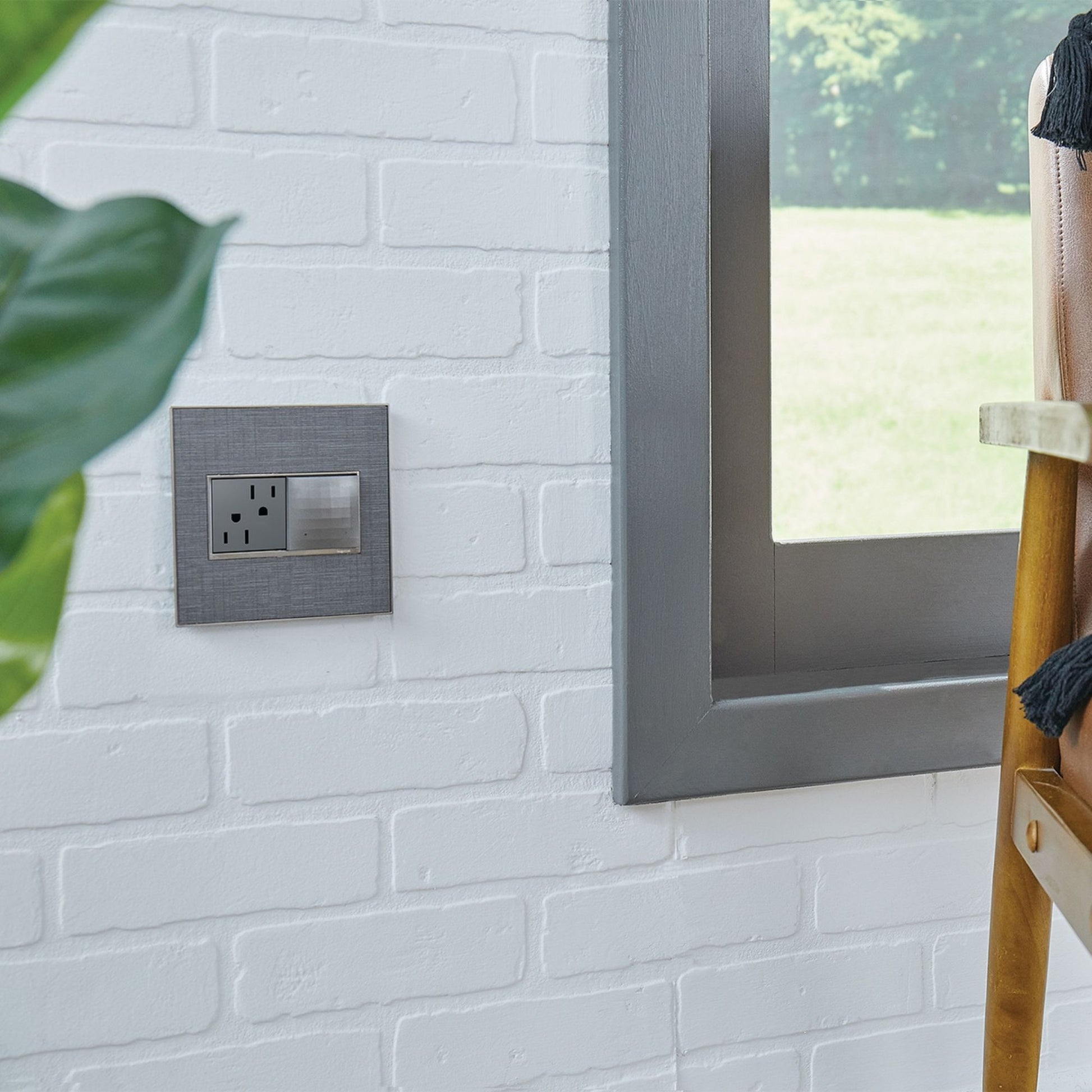 adorne Smart Surface Mount Gateway With Netatmo, Magnesium - Bees Lighting