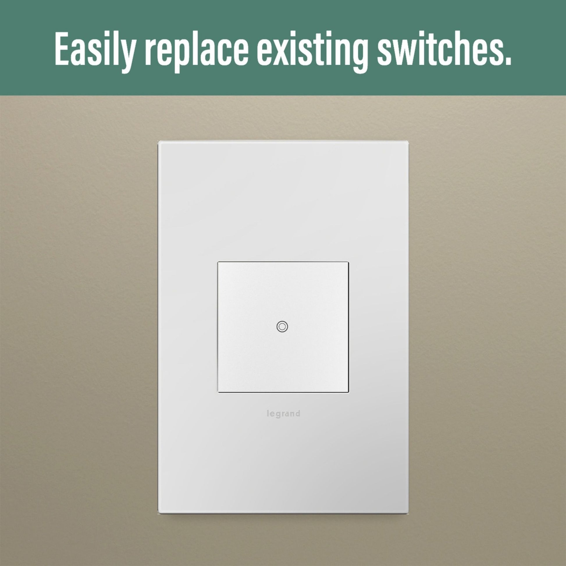 adorne Smart Switch With Netatmo, 15A, White - Bees Lighting