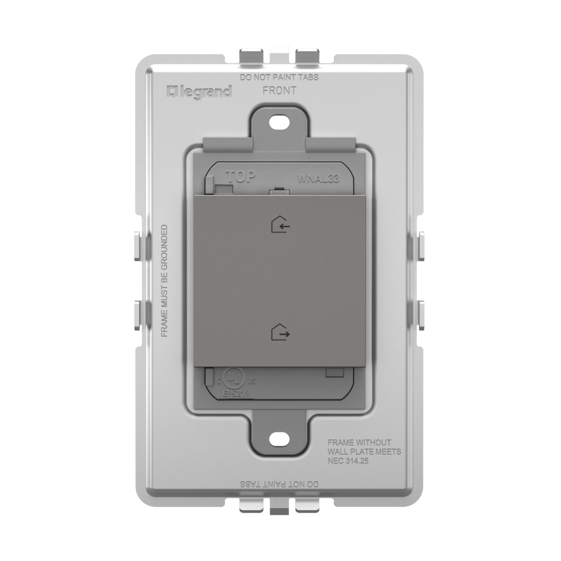 adorne Home/Away Wireless Smart Switch With Netatmo, Magnesium - Bees Lighting