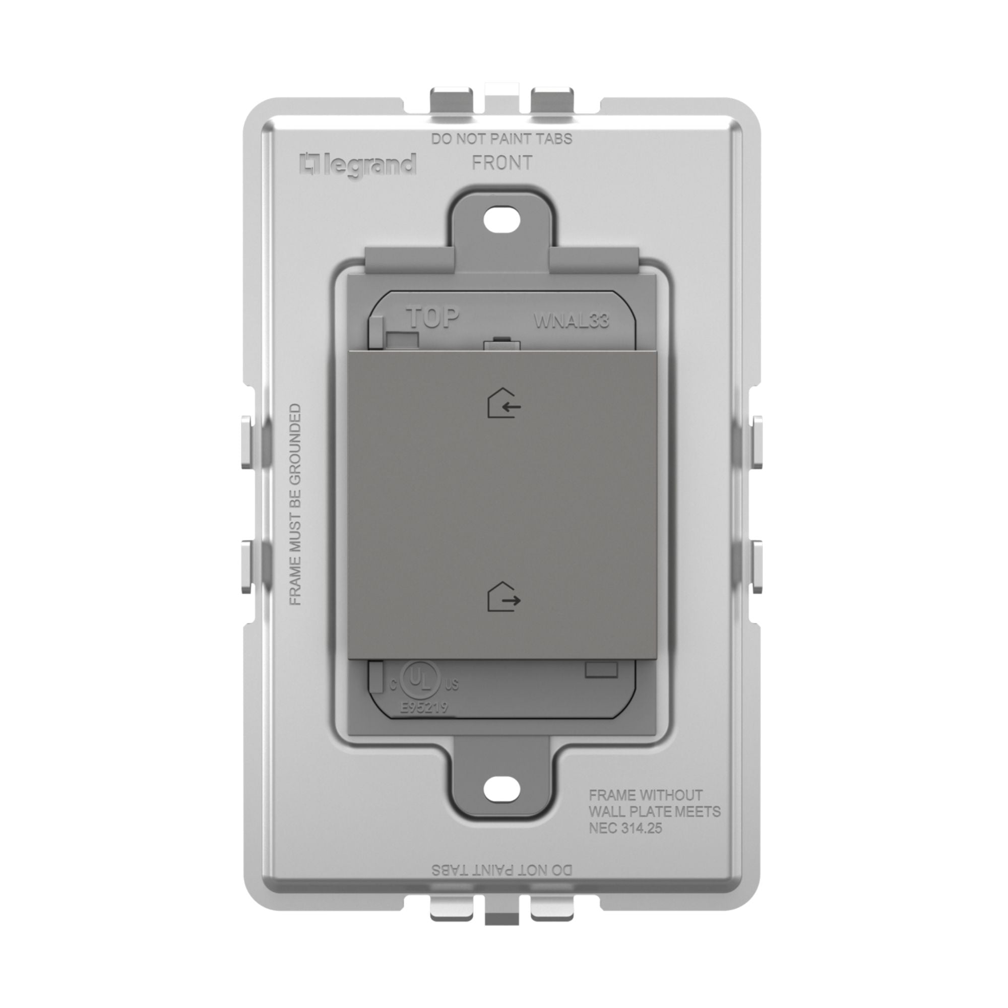 adorne Home/Away Wireless Smart Switch With Netatmo, Magnesium - Bees Lighting