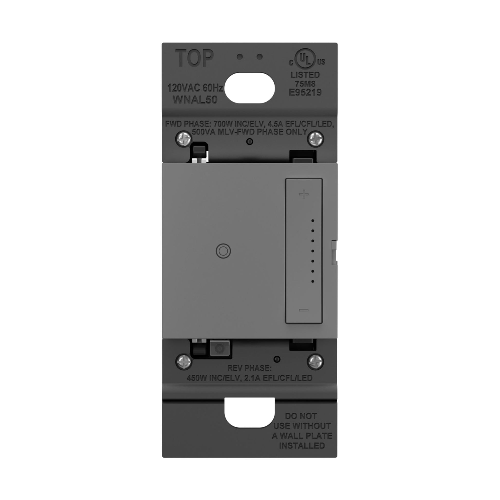 adorne Netatmo Tru-Universal Smart Dimmer, 450W LED, 700W ELV, Magnesium - Bees Lighting