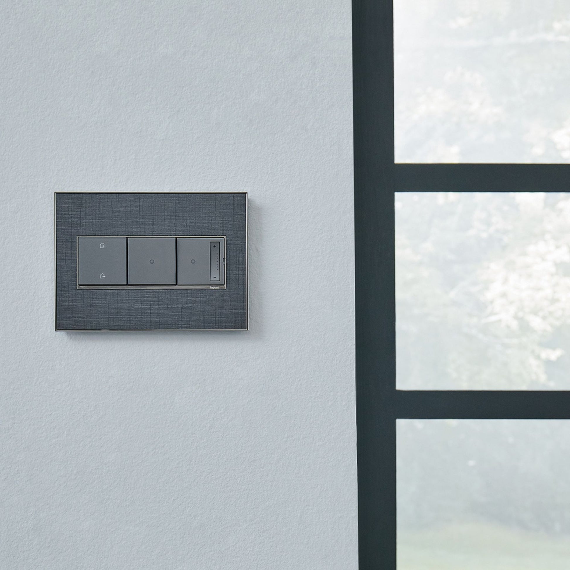 adorne Netatmo Tru-Universal Smart Dimmer, 450W LED, 700W ELV, Magnesium - Bees Lighting
