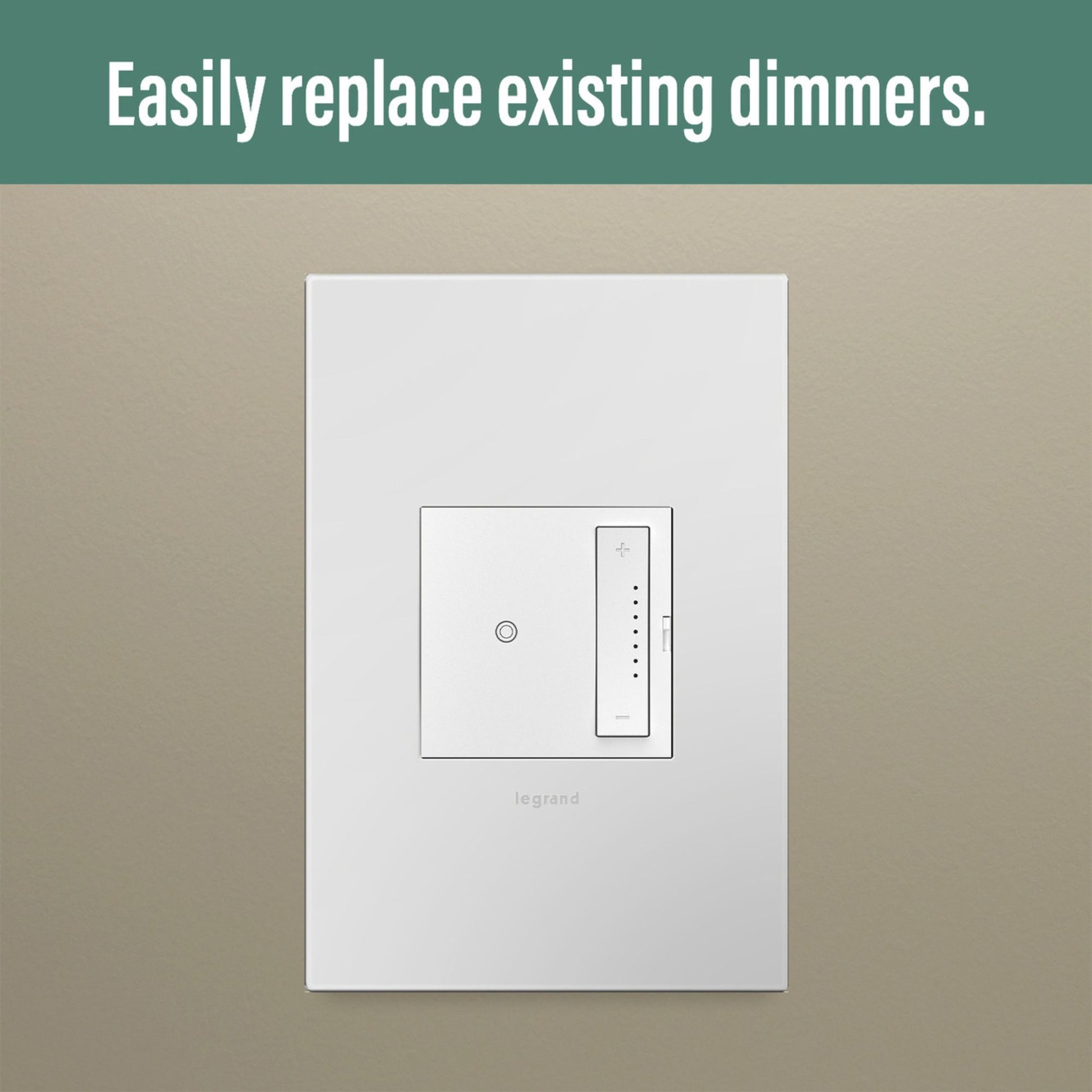 adorne Netatmo Tru-Universal Smart Dimmer, 450W LED, 700W ELV, White - Bees Lighting