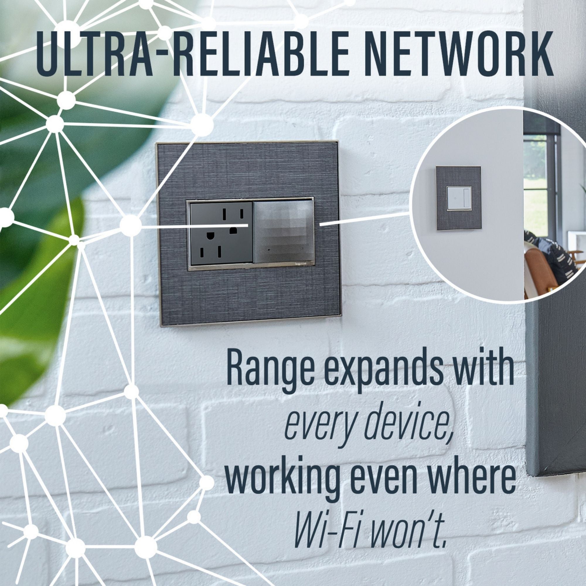 adorne Wireless Remote Smart Dimmer Switch With Netatmo, Graphite - Bees Lighting