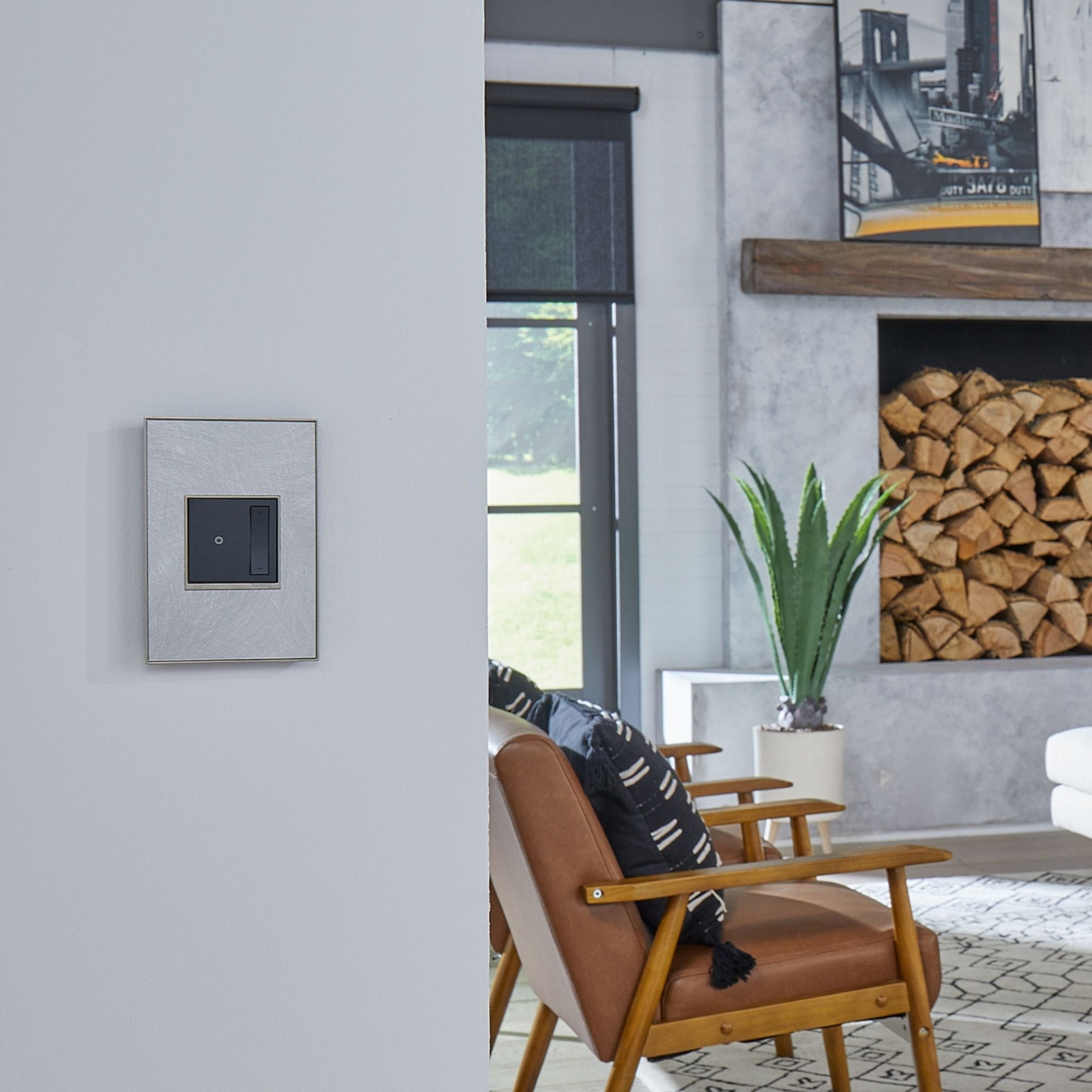 adorne Wireless Remote Smart Dimmer Switch With Netatmo, Graphite - Bees Lighting