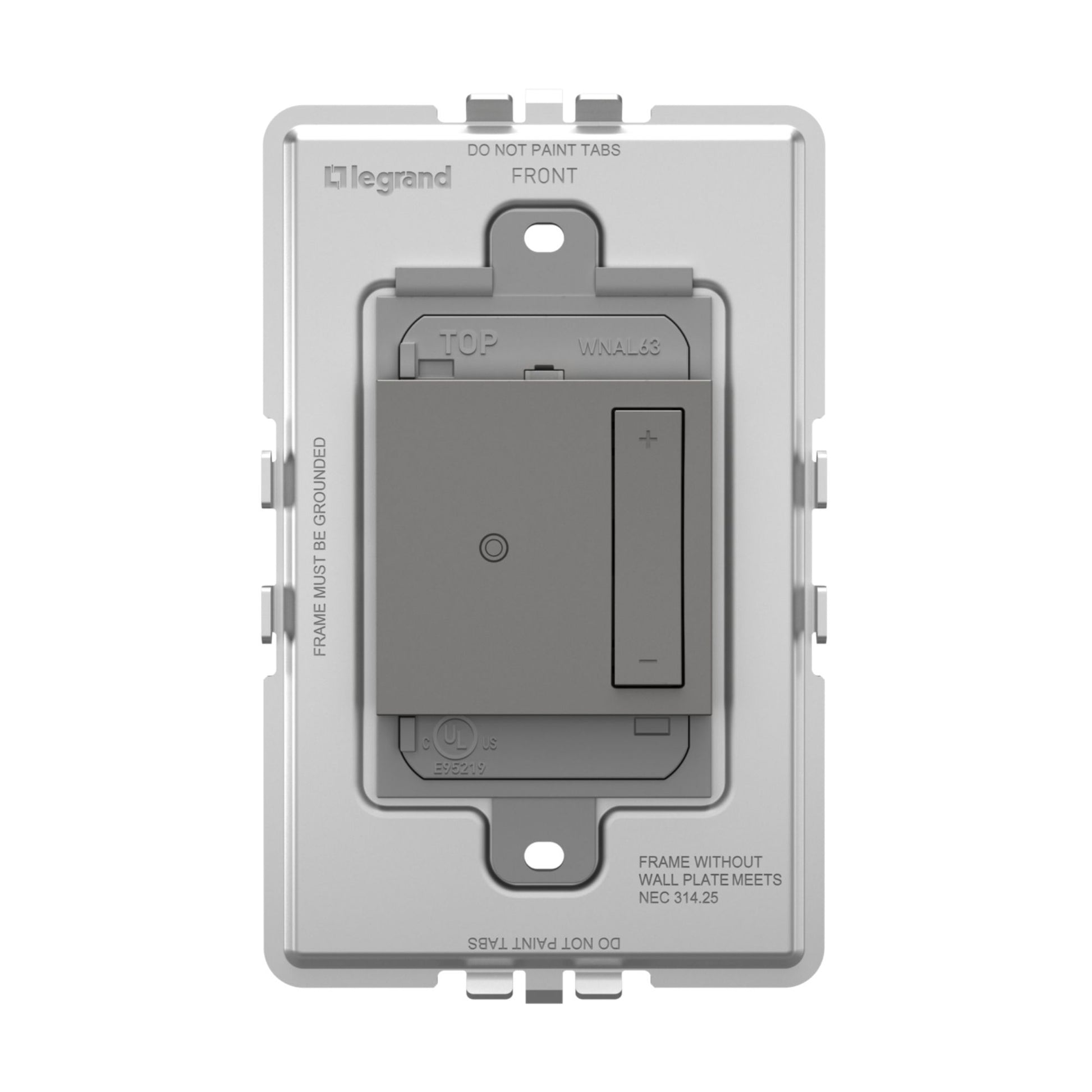 adorne Wireless Remote Smart Dimmer Switch With Netatmo, Magnesium - Bees Lighting