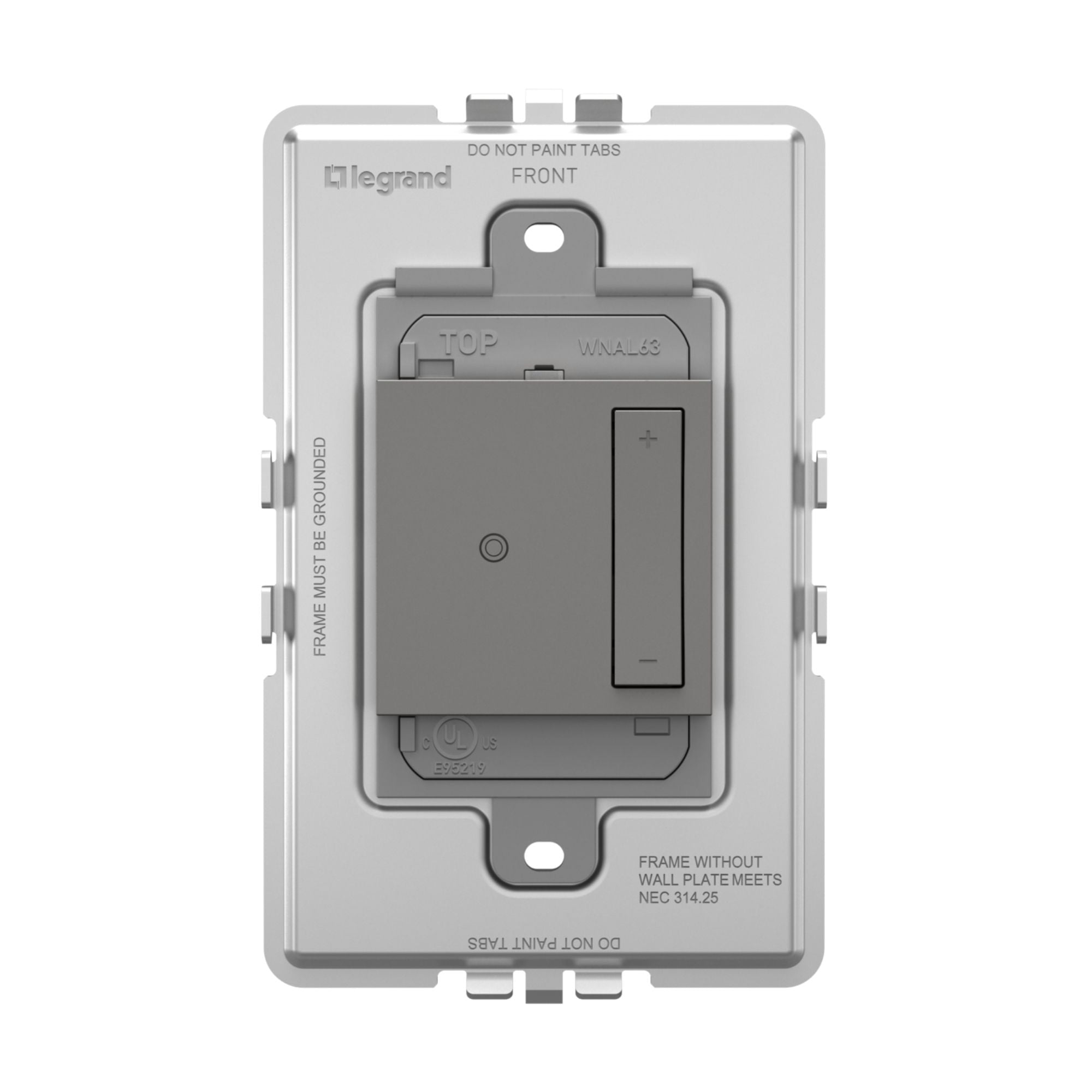 adorne Wireless Remote Smart Dimmer Switch With Netatmo, Magnesium - Bees Lighting