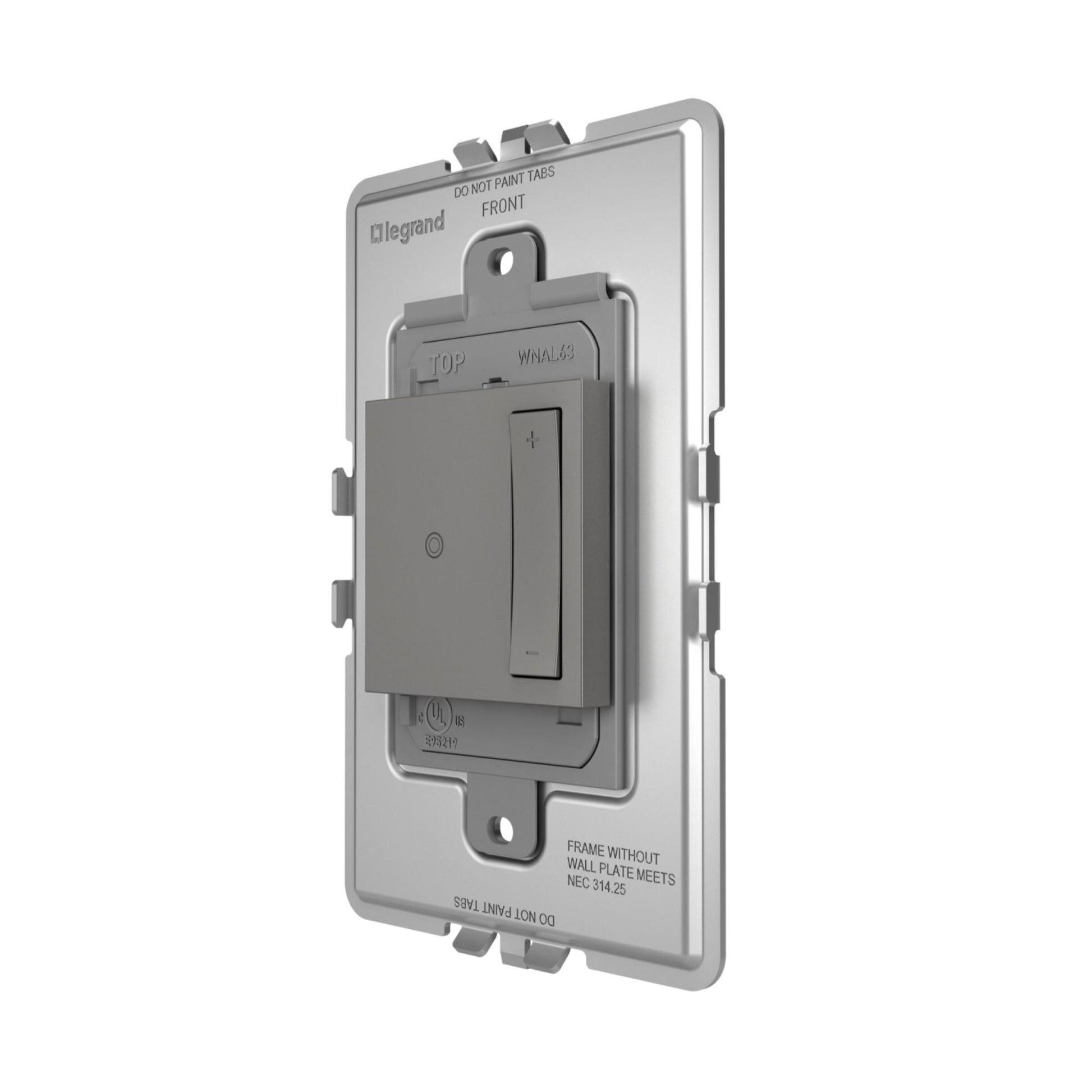 adorne Wireless Remote Smart Dimmer Switch With Netatmo, Magnesium - Bees Lighting