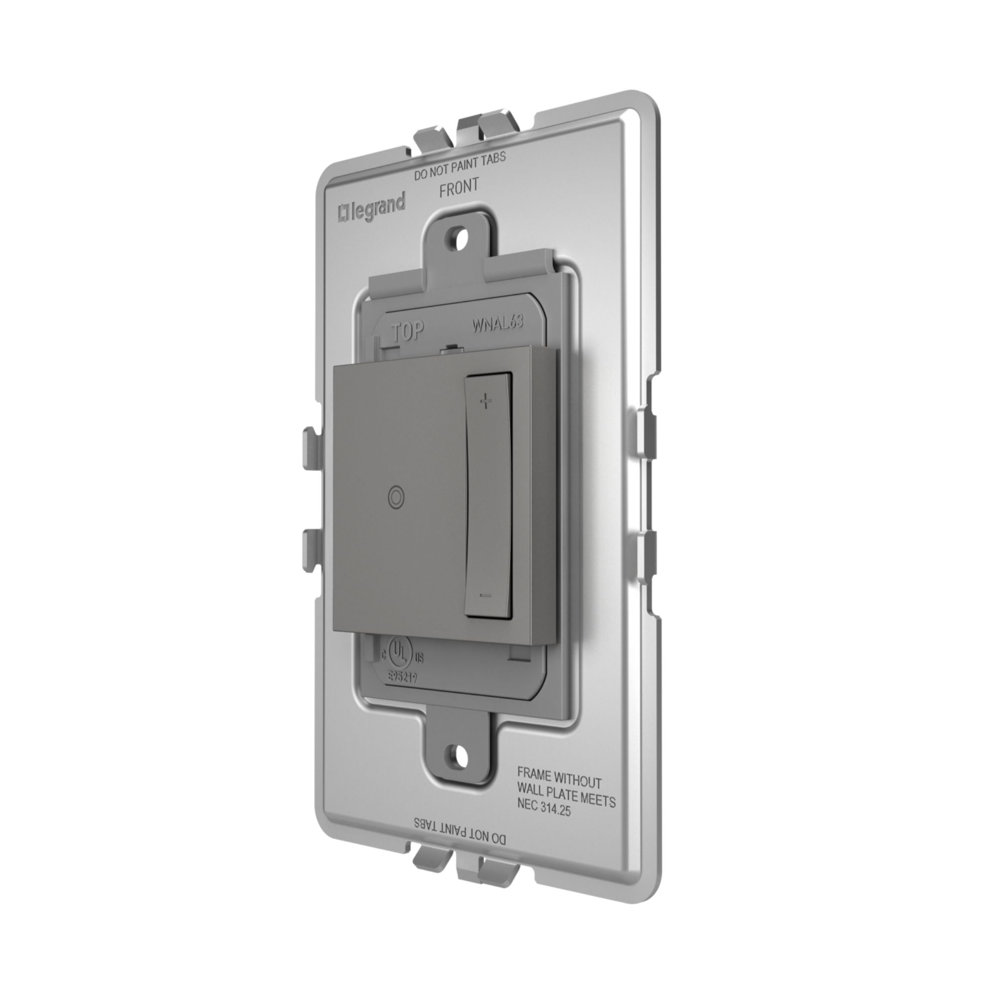 adorne Wireless Remote Smart Dimmer Switch With Netatmo, Magnesium - Bees Lighting