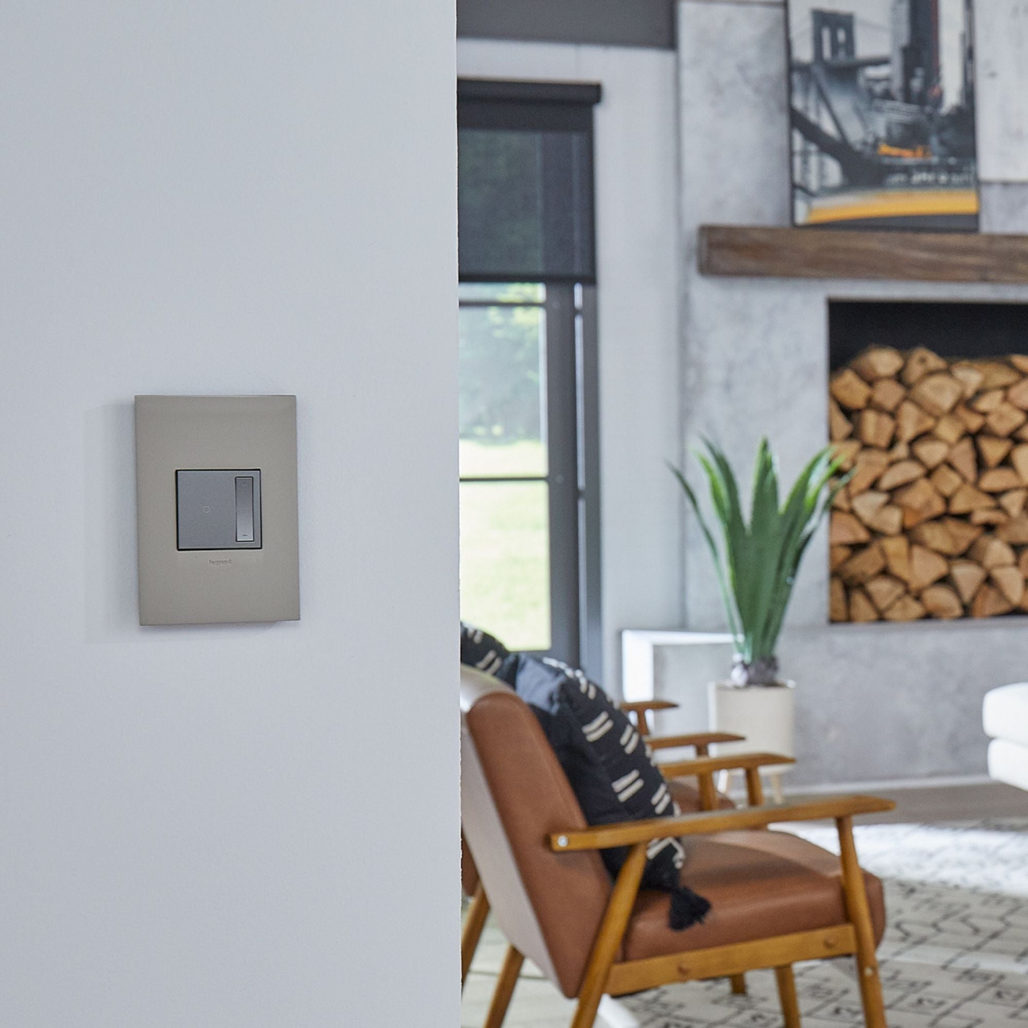 adorne Wireless Remote Smart Dimmer Switch With Netatmo, Magnesium - Bees Lighting