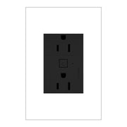 adorne 15A Smart Outlet with Netatmo Plus-Size, Graphite - Bees Lighting