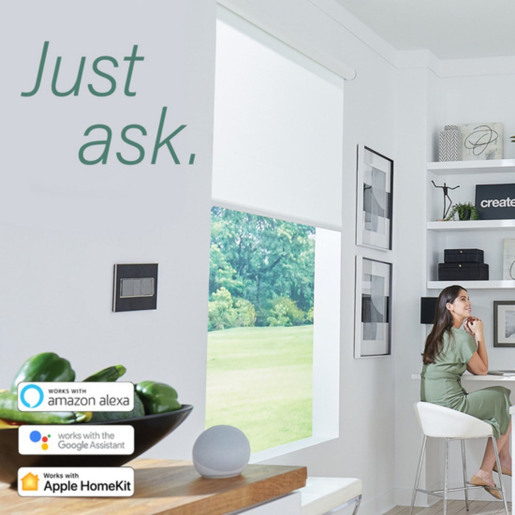 adorne 20A Smart Outlet with Netatmo Plus-Size, Magnesium - Bees Lighting