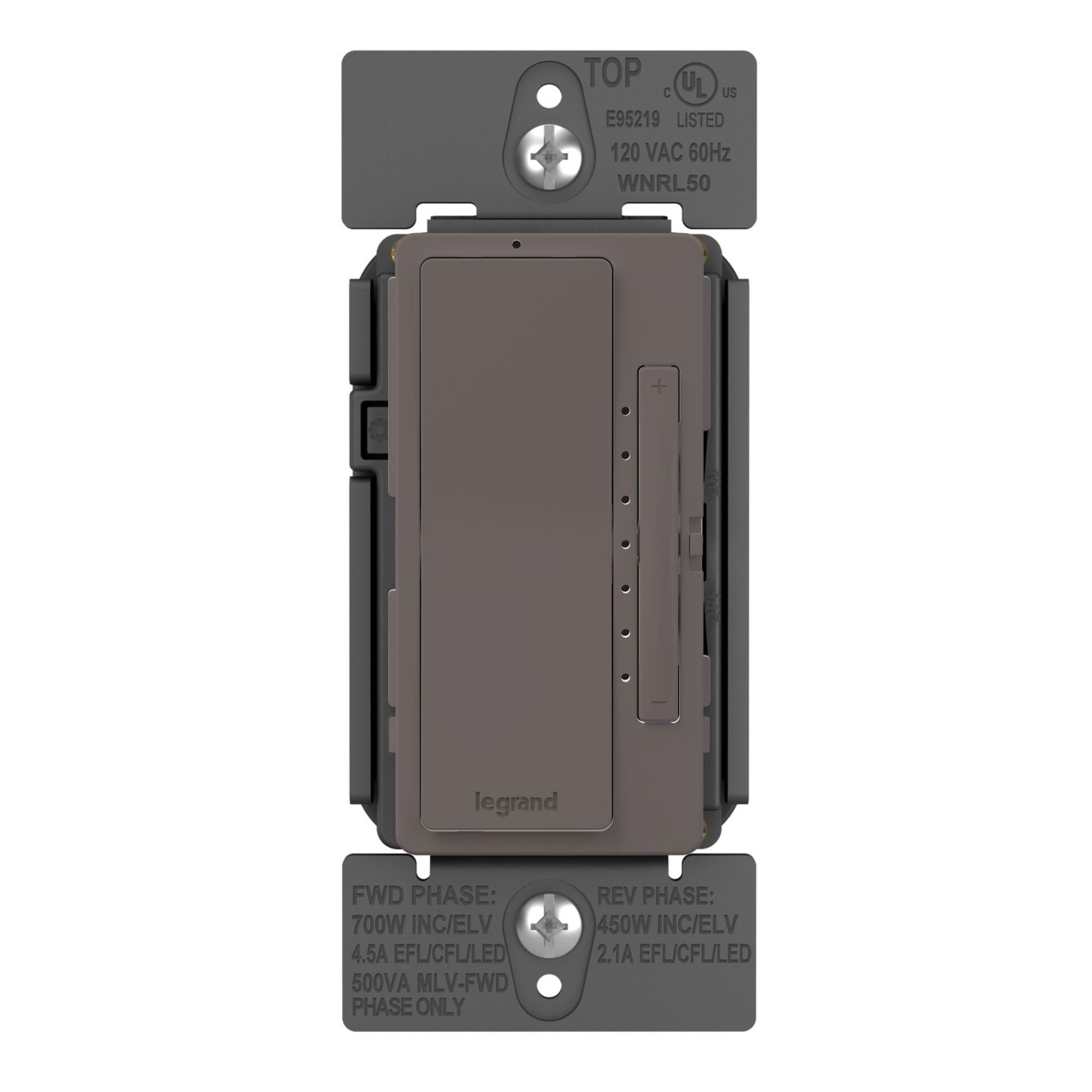 radiant Netatmo Tru-Universal Smart Dimmer, 450W LED, 700W ELV, Brown - Bees Lighting