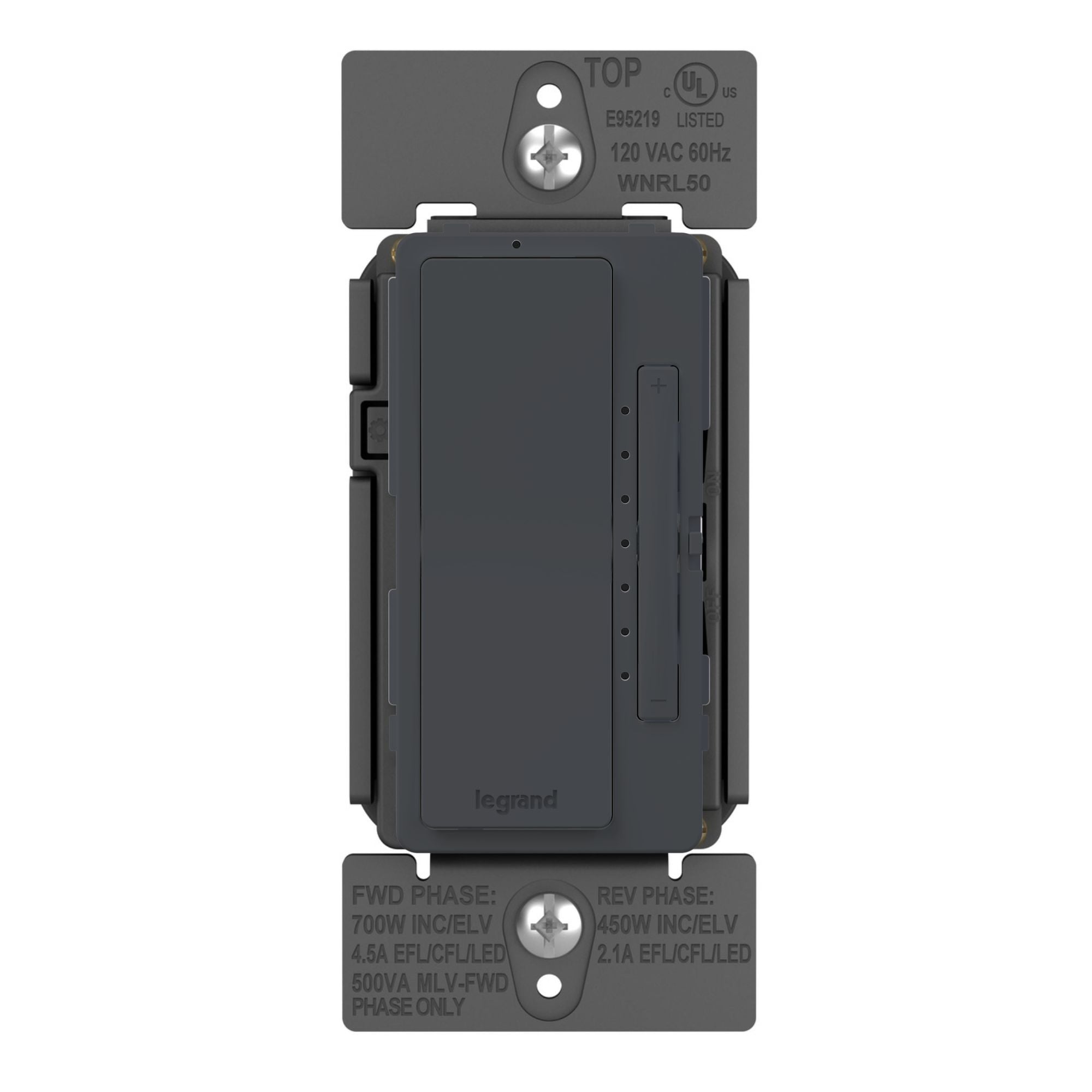 radiant Netatmo Tru-Universal Smart Dimmer, 450W LED, 700W ELV, Graphite - Bees Lighting