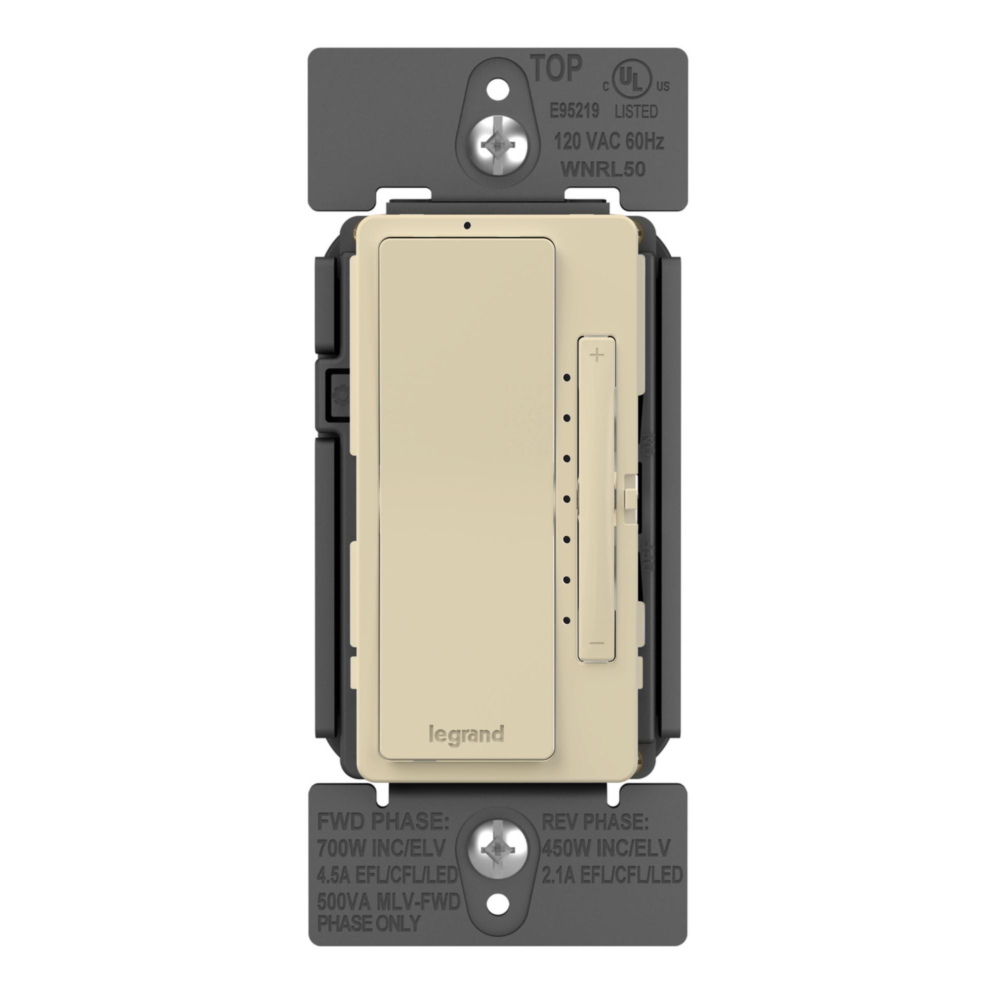 radiant Netatmo Tru-Universal Smart Dimmer, 450W LED, 700W ELV, Ivory - Bees Lighting