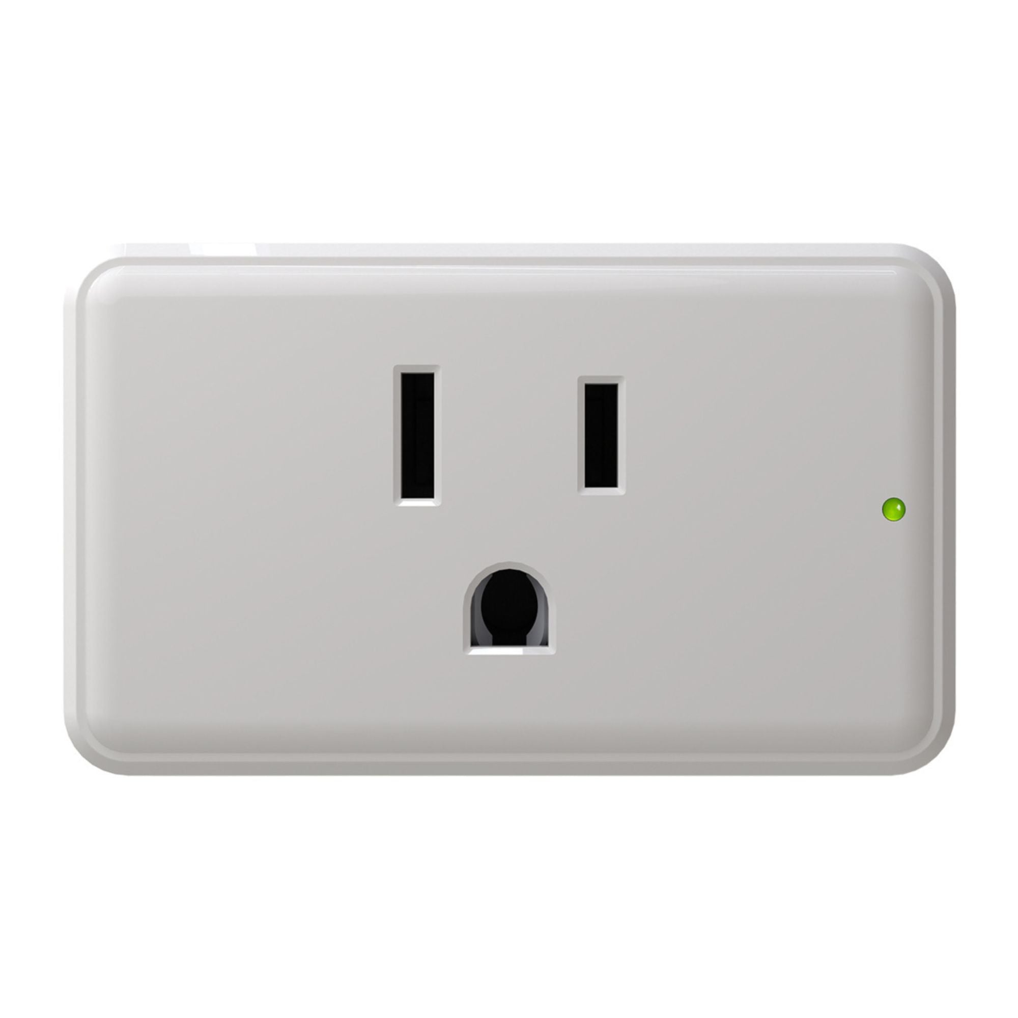 Smart 15A Plug-In Switch with Wi-Fi, Matter-Enabled, Matte White - Bees Lighting