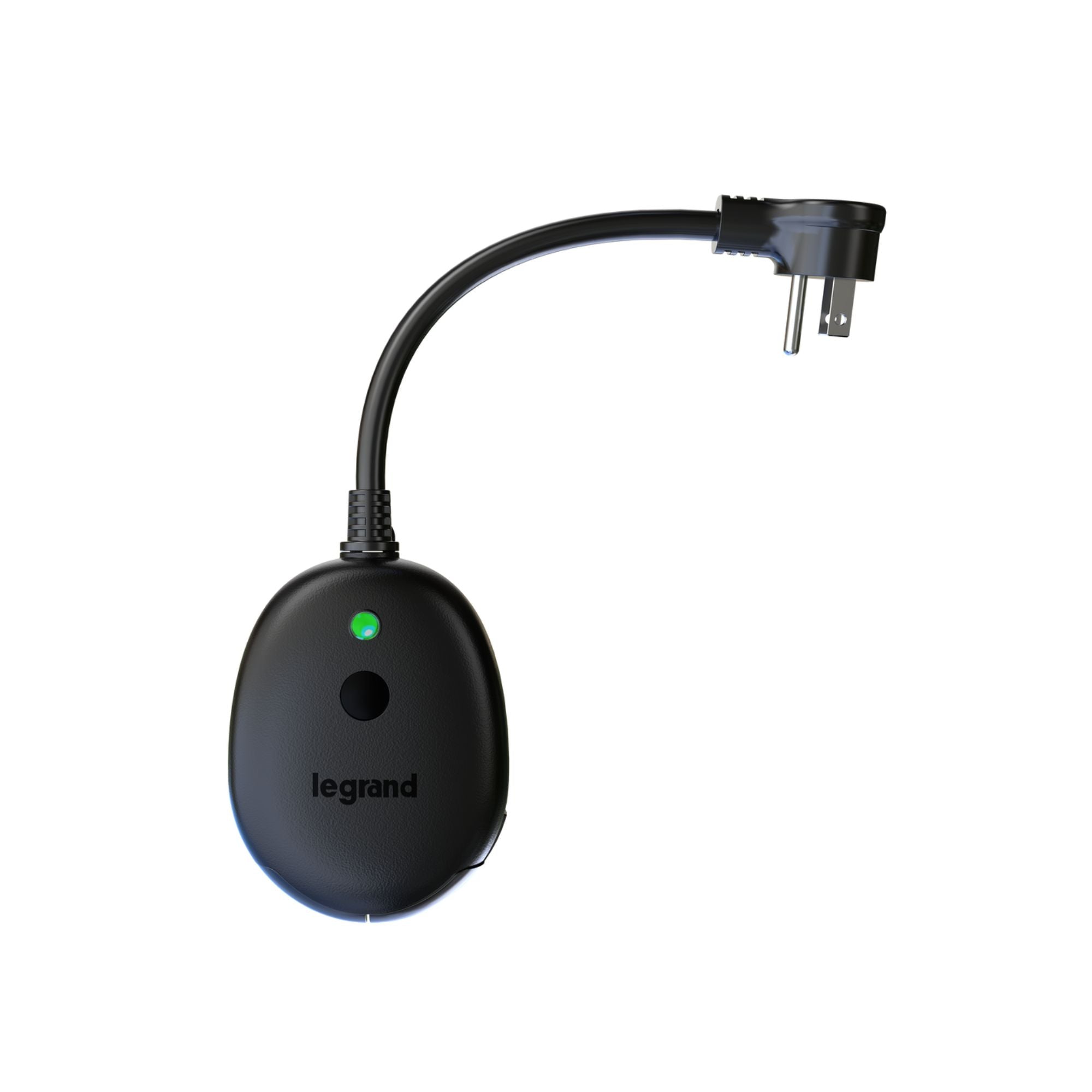 Smart Outdoor Dual Output Plug with Wi-Fi, Matter-Enabled, Black - Bees Lighting