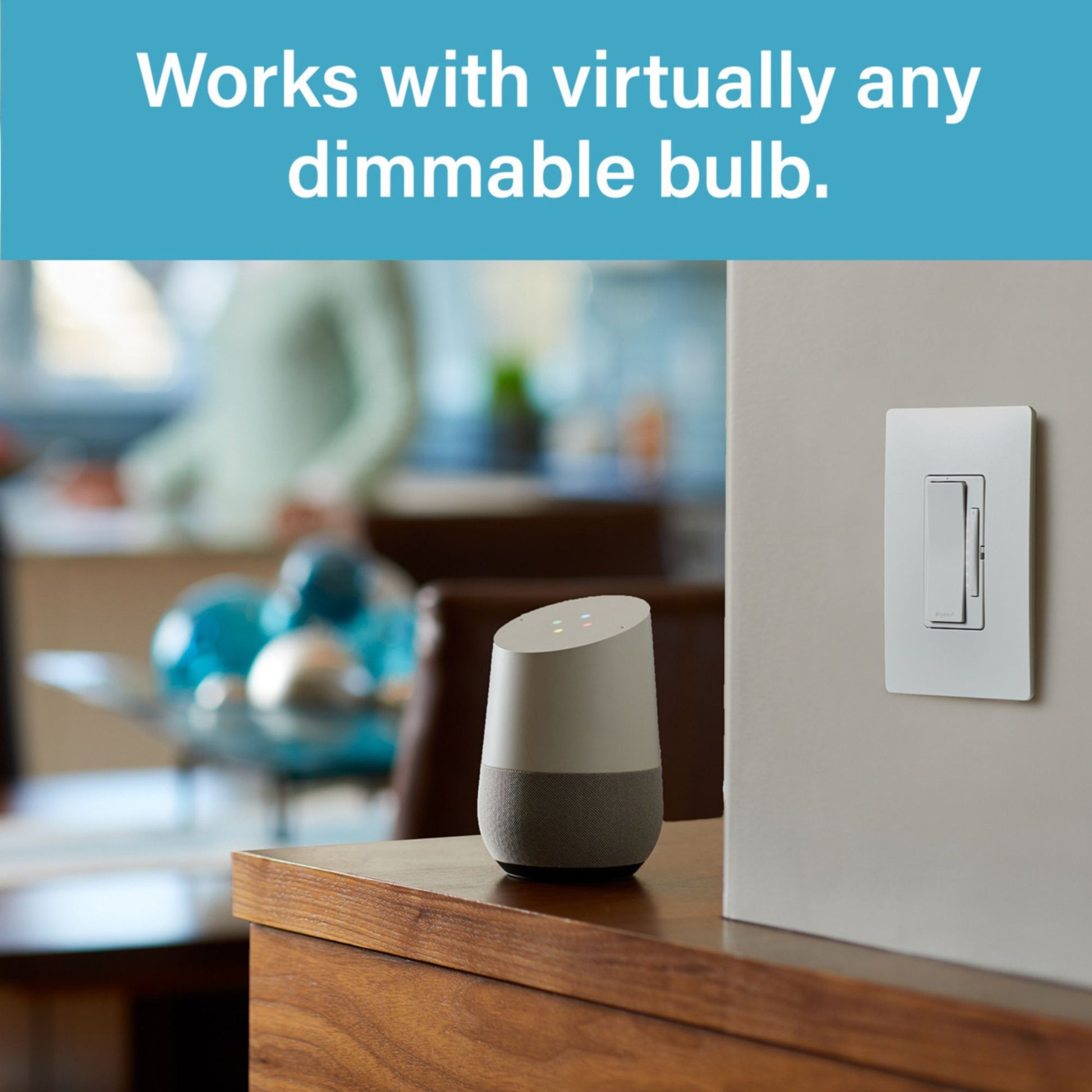 radiant Smart LED Dimmer with Wi-Fi, Matter-Enabled, White - Bees Lighting