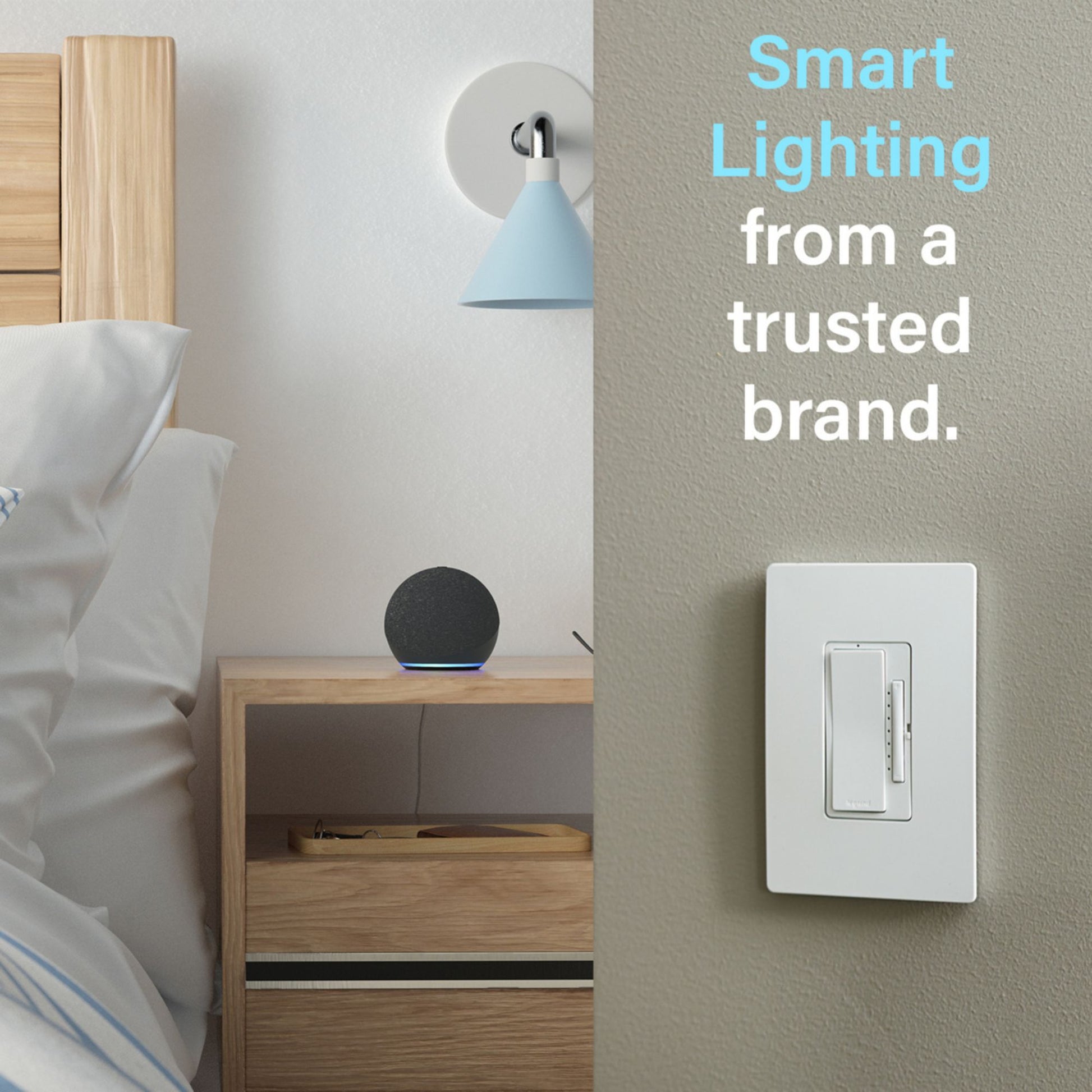radiant Smart LED Dimmer with Wi-Fi, Matter-Enabled, White - Bees Lighting