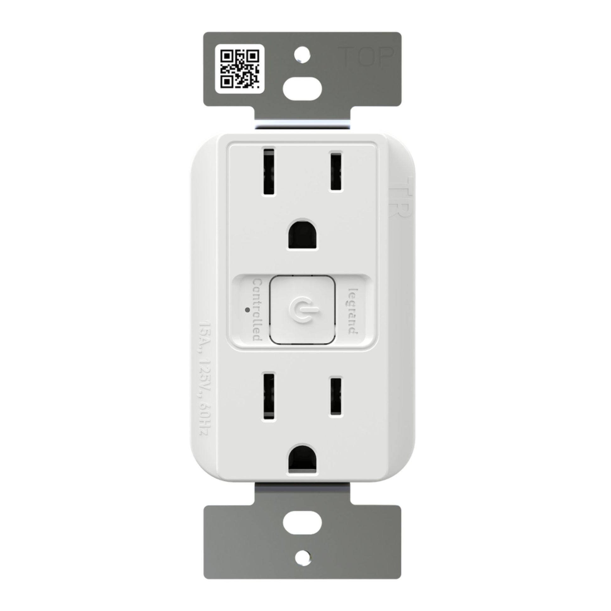 radiant Smart 15A Receptacle with Wi-Fi, Matter-Enabled, White - Bees Lighting