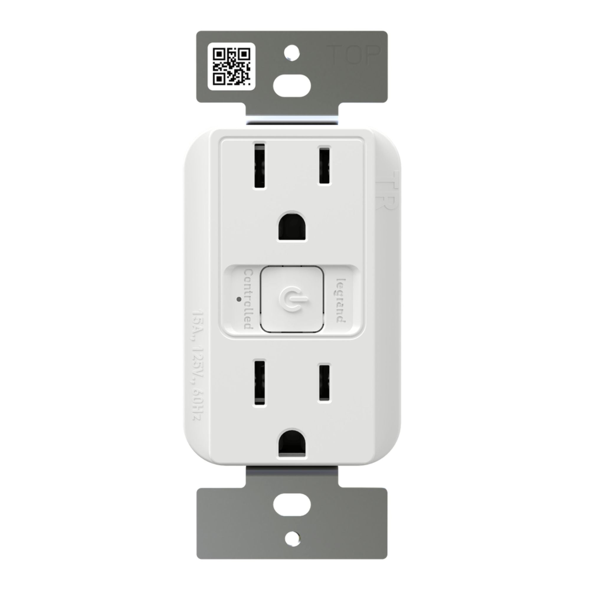radiant Smart 15A Receptacle with Wi-Fi, Matter-Enabled, White - Bees Lighting