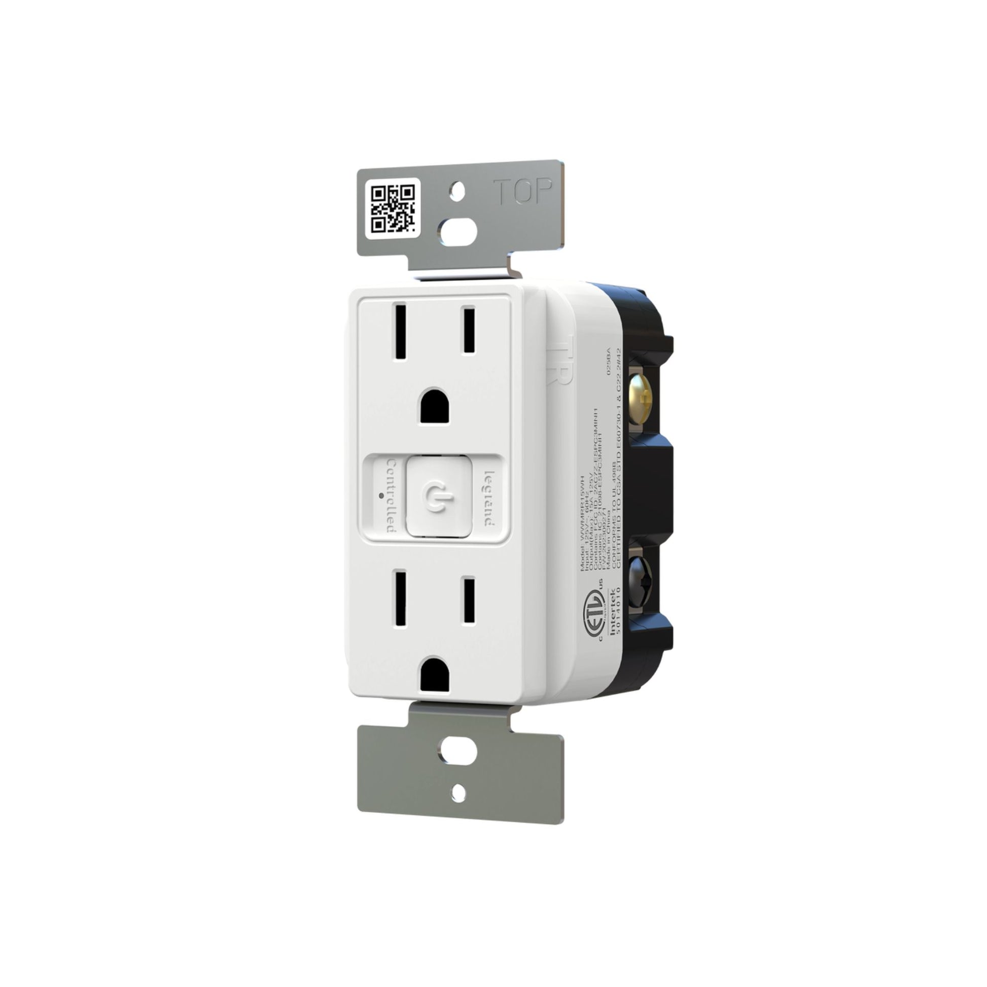radiant Smart 15A Receptacle with Wi-Fi, Matter-Enabled, White - Bees Lighting